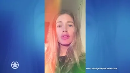 Doutzen Kroes flink door het stof