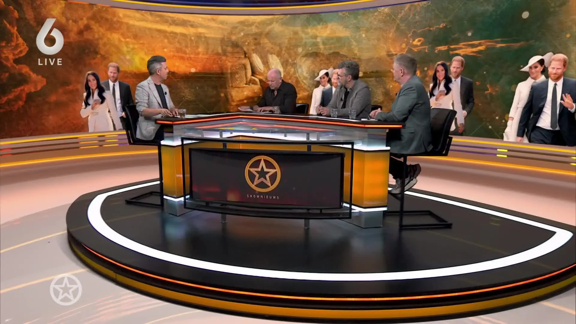 Prins Harry bij race Max Verstappen