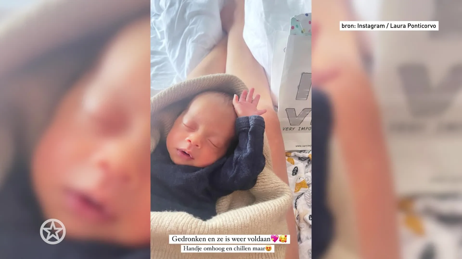 Laura Ponticorvo deelt eerste foto van dochter Guilia