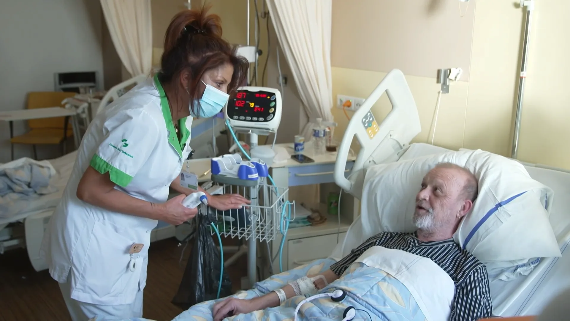 Patiënt legt aan Rachel uit dat het voor hem 'einde verhaal' is