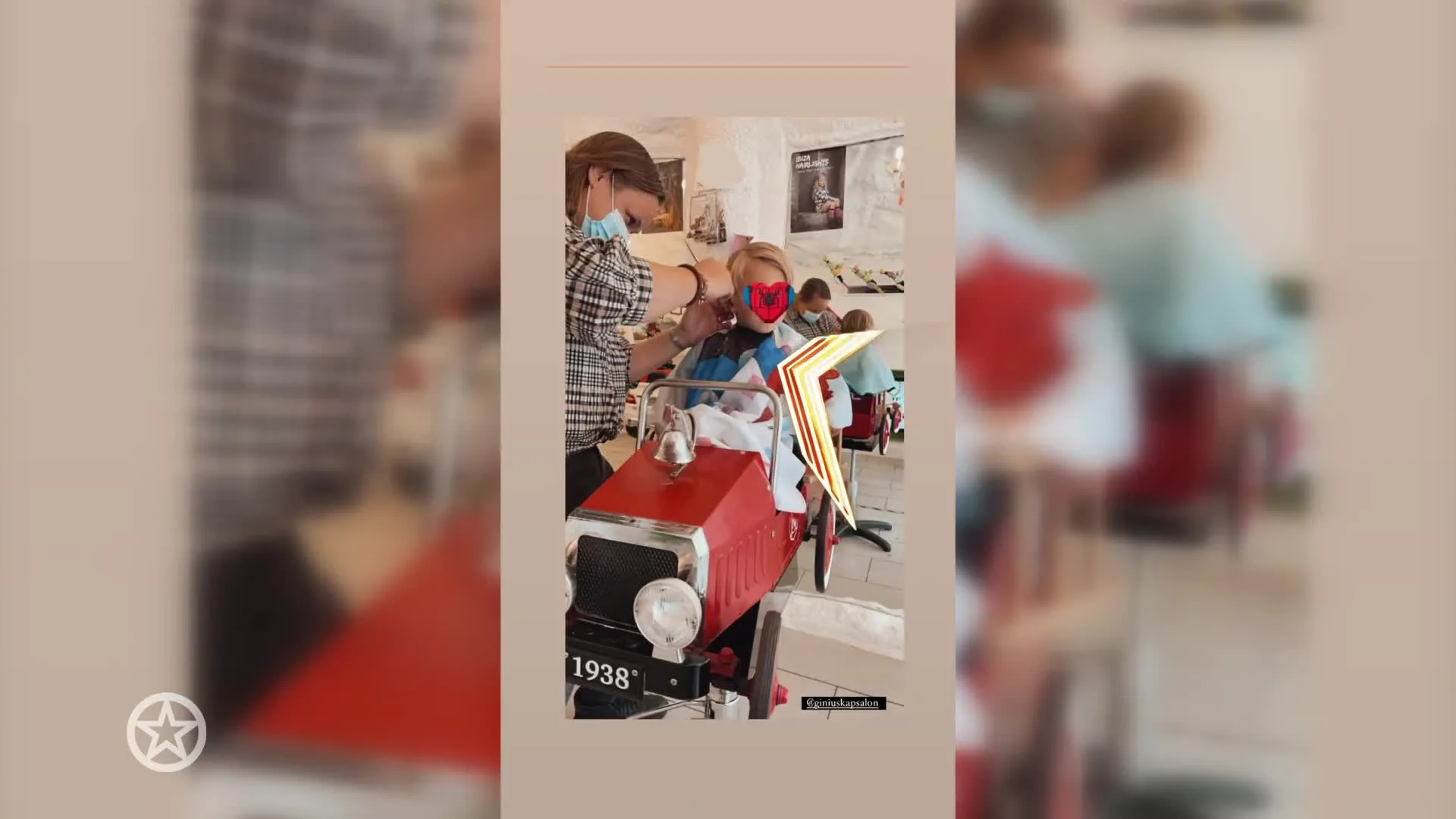 Dré Hazes bij de kapper met Monique