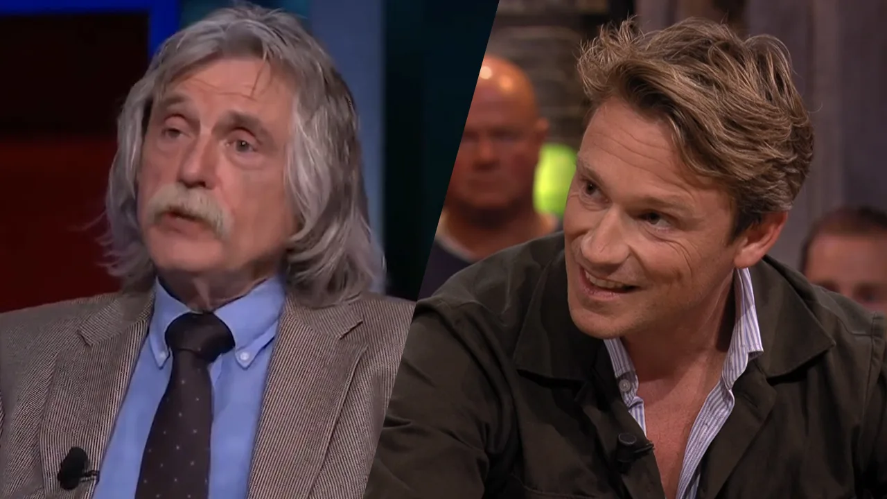 Sander Schimmelpenninck hoort oude uitlatingen van Johan over hem: 'Uitstekende analyse'