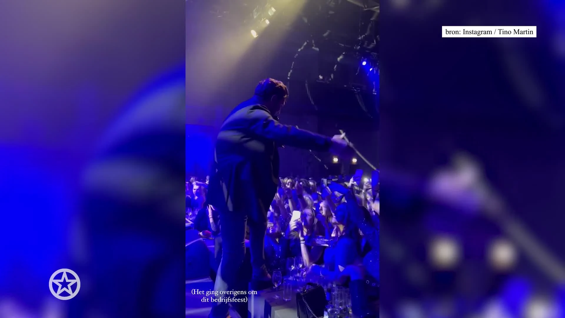 Kritiek op dit optreden van Tino Martin