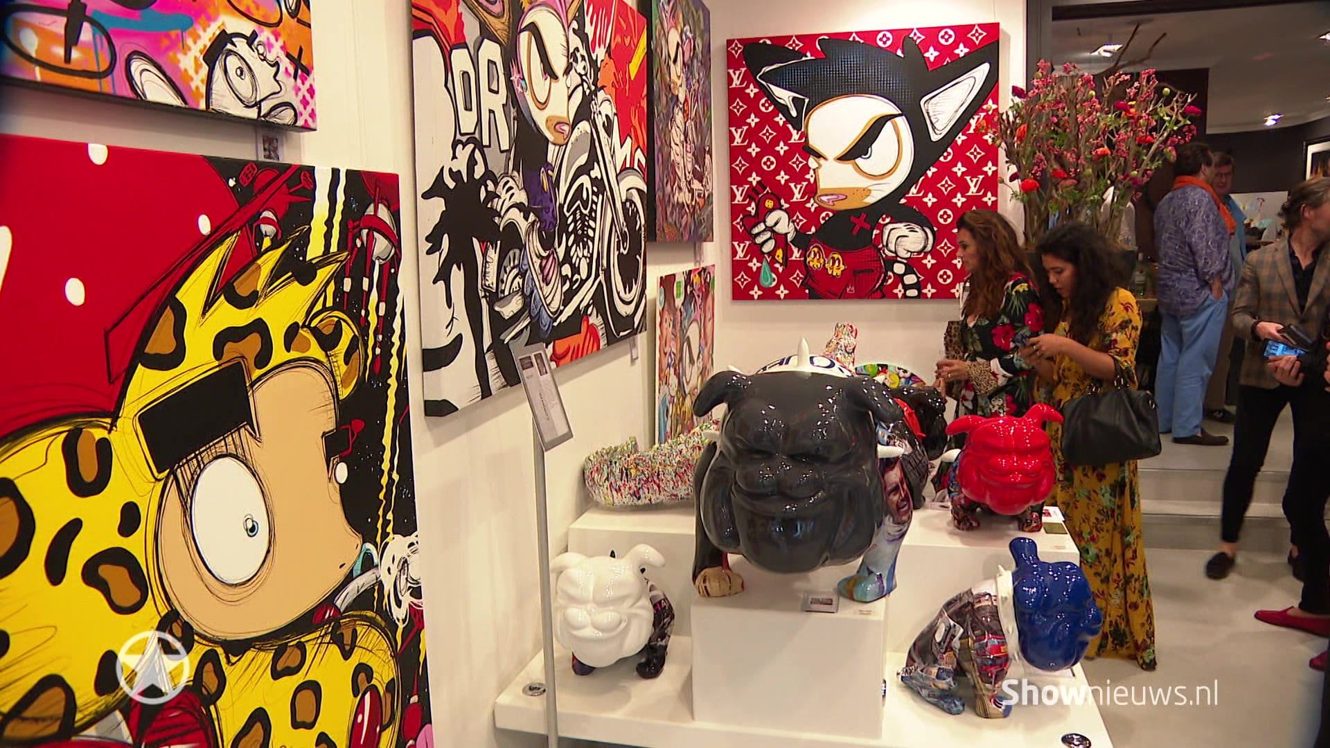 BN'ers zijn overdonderd door de schilderkunst van Loes van Delft