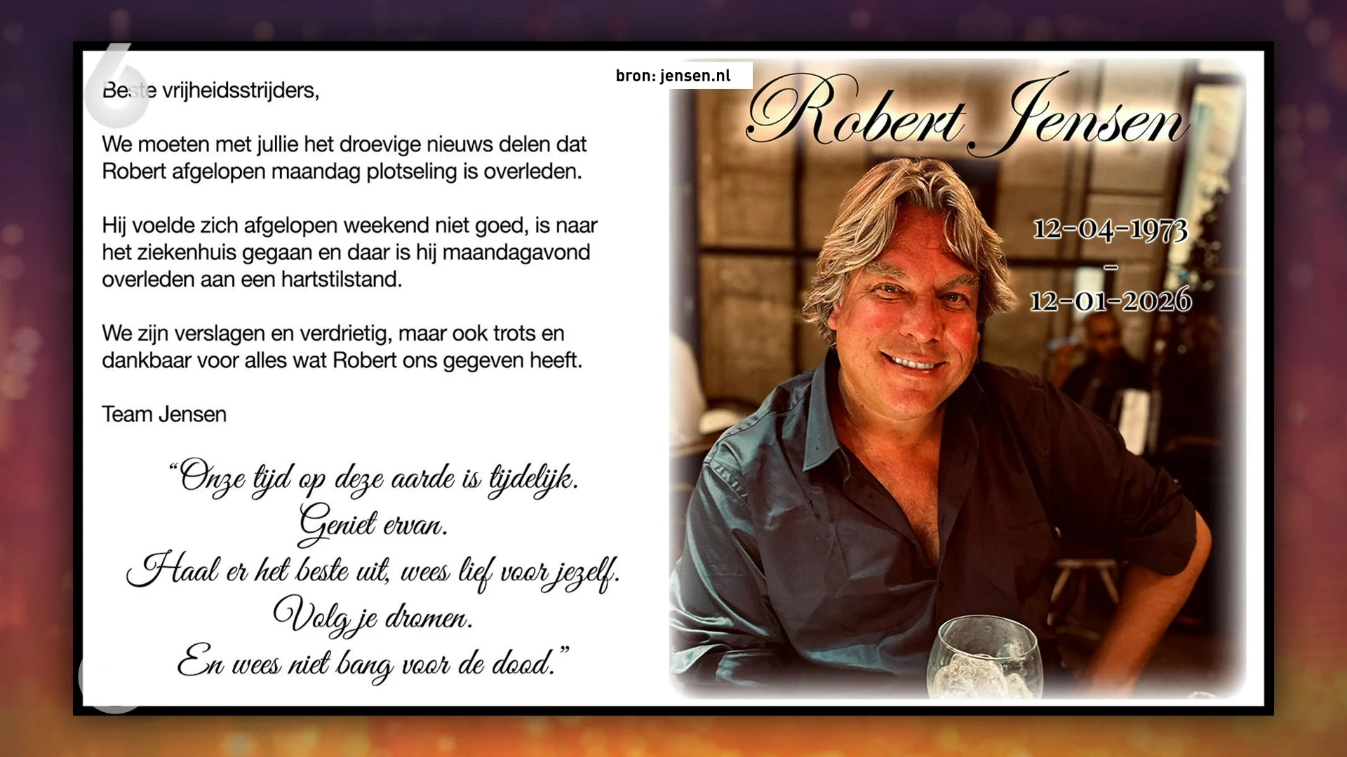 Frank Dane vertrok naar Spanje uit zorgen om zijn broer