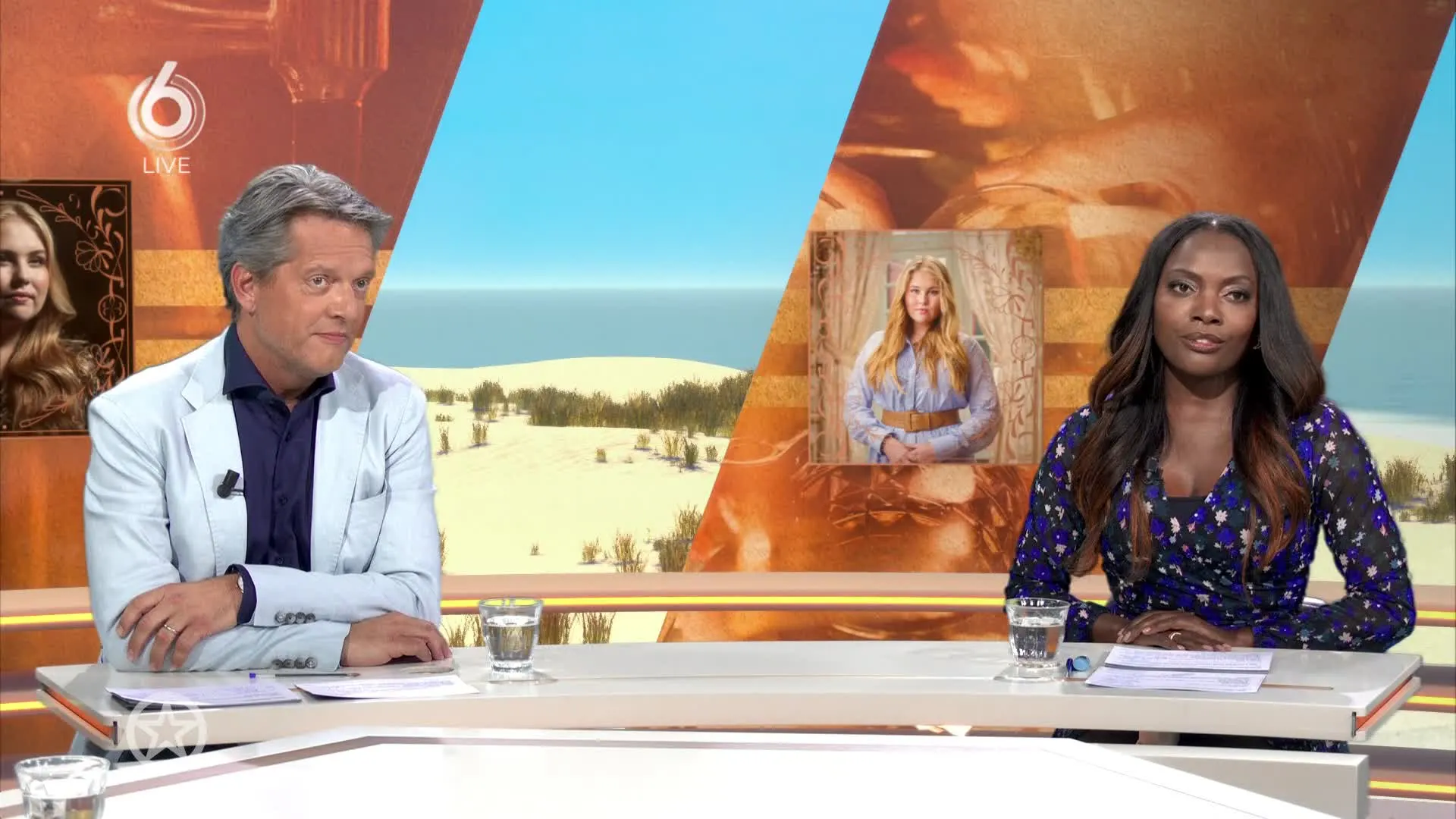 Shownieuws-tafel over Amalia die afziet van lidmaatschap omstreden studentencorps