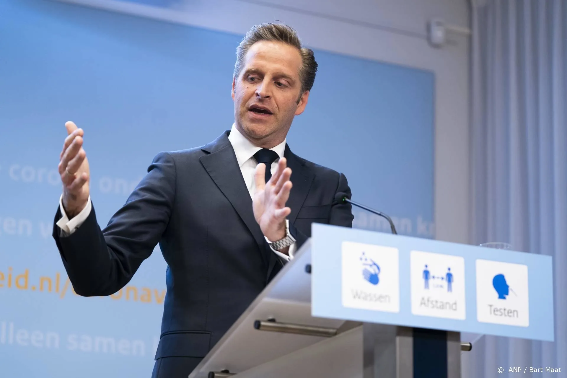 De Jonge wil straks toch eigen bijdrage bij toegangstest