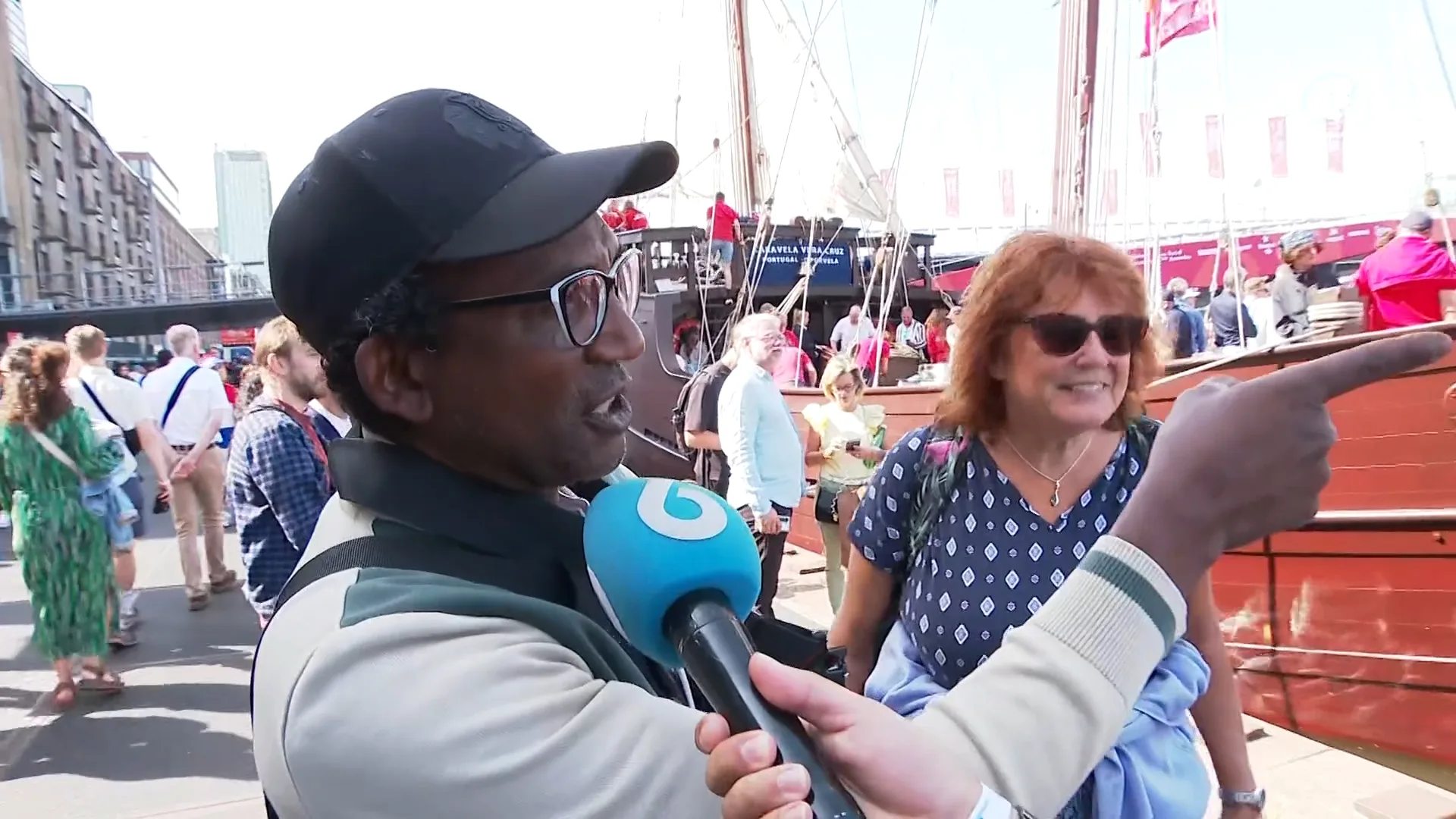 Amsterdam volgestroomd voor intocht SAIL Amsterdam (Hart van Nederland)