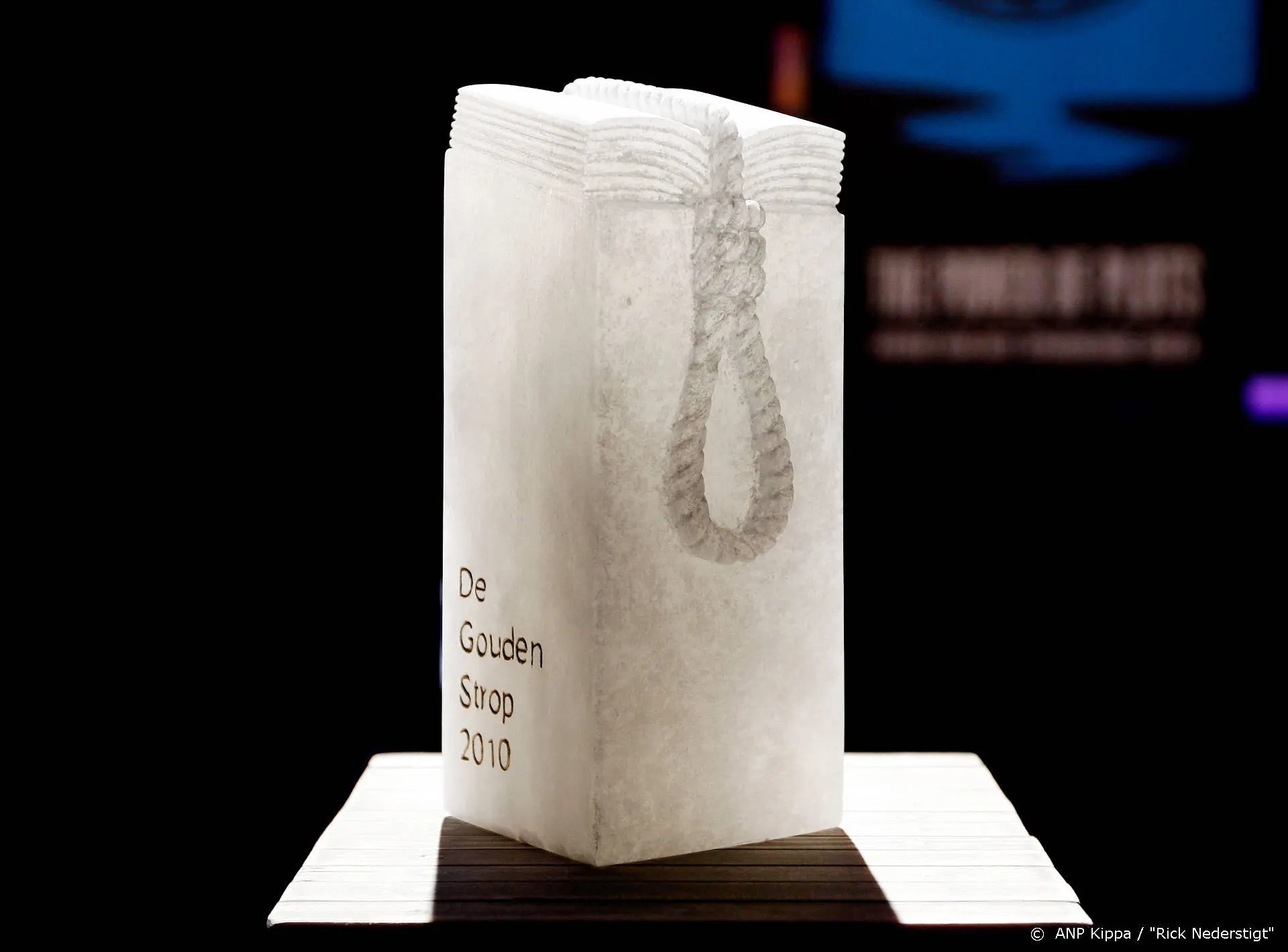 Gouden Strop voor Vlaming Dominique Biebau