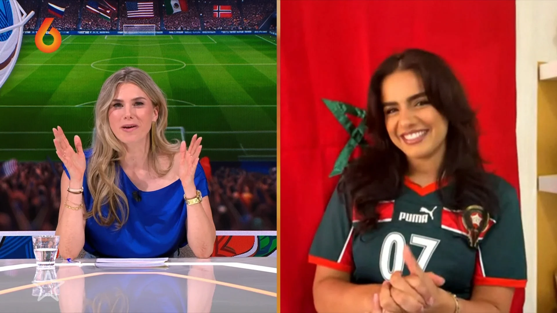 Numidia juicht Marokko toe tijdens WK Voetbal