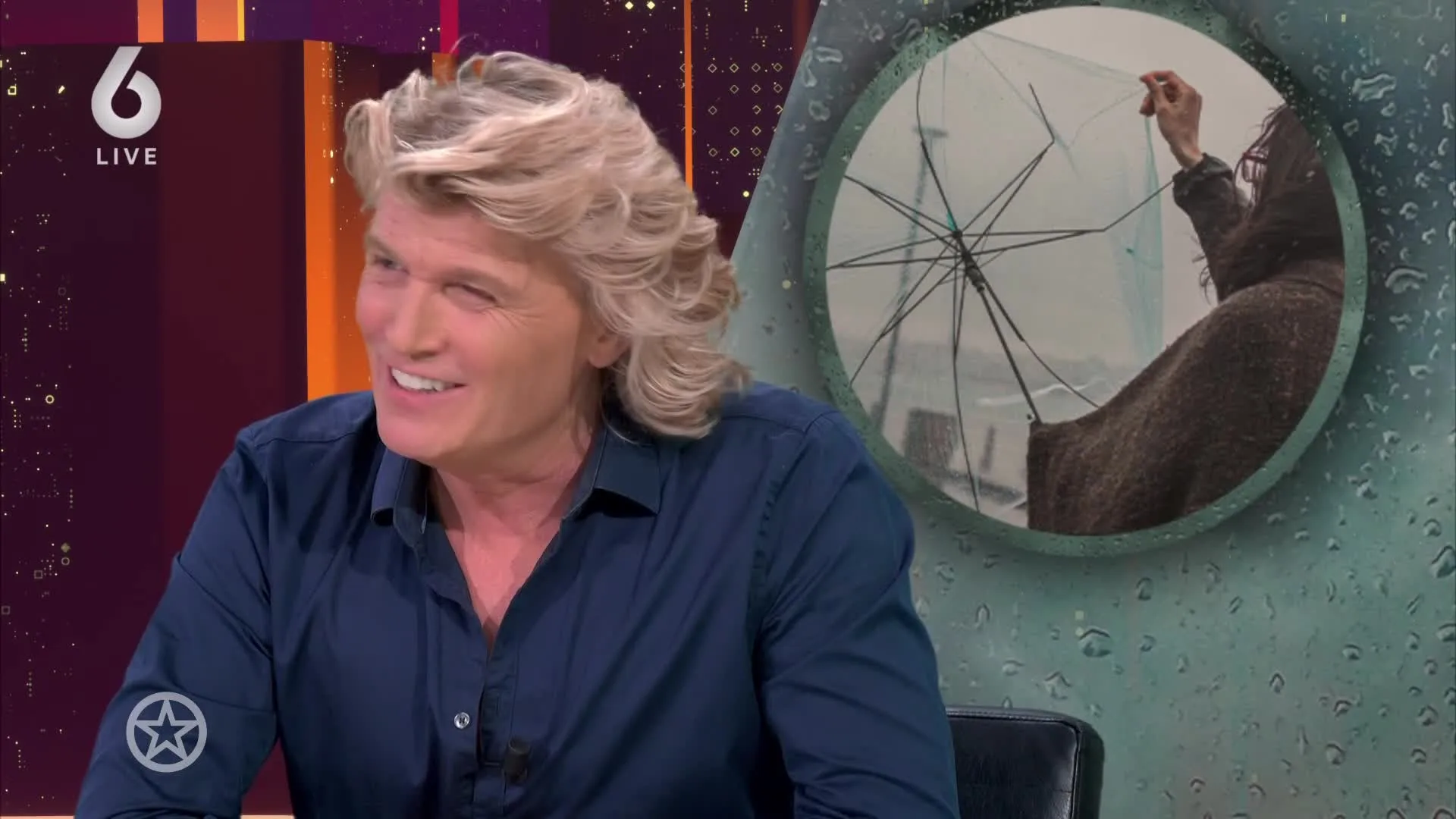 Hans Klok ervaarde veel last van storm Poly