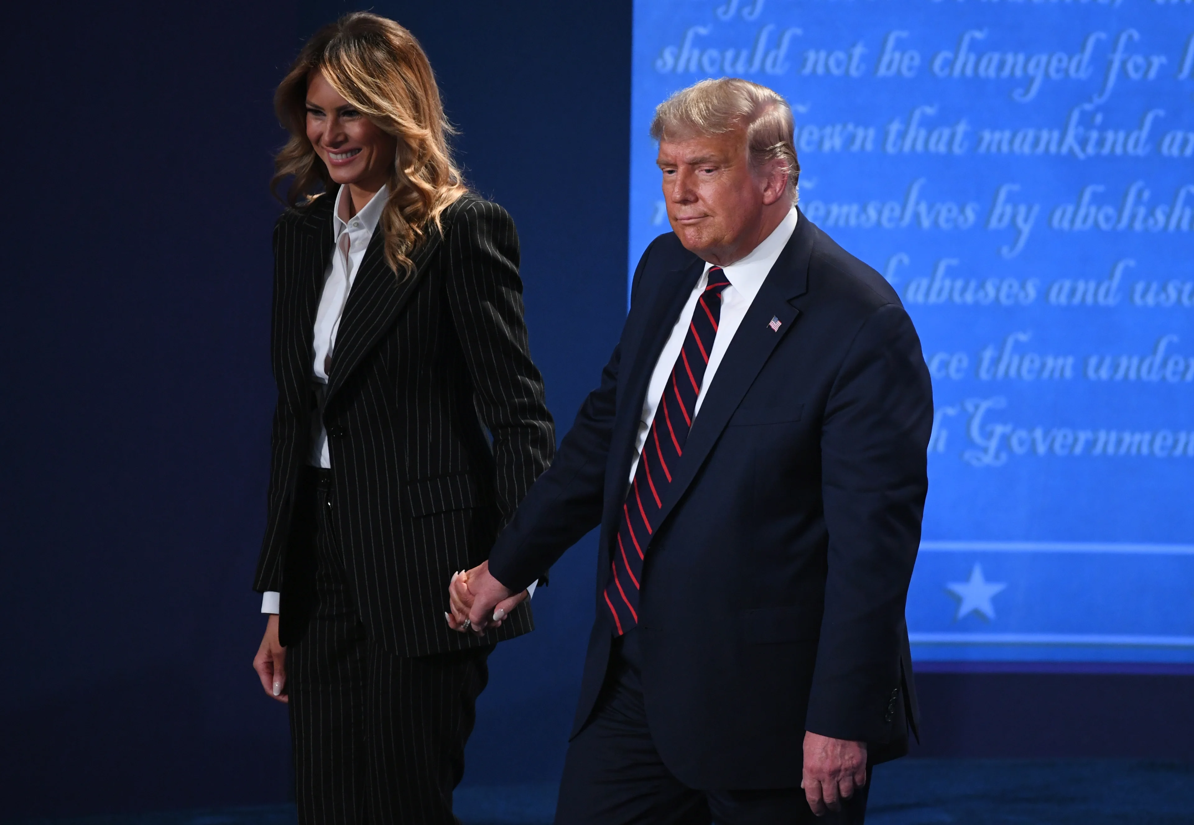 Melania laat van zich horen na verlies Trump