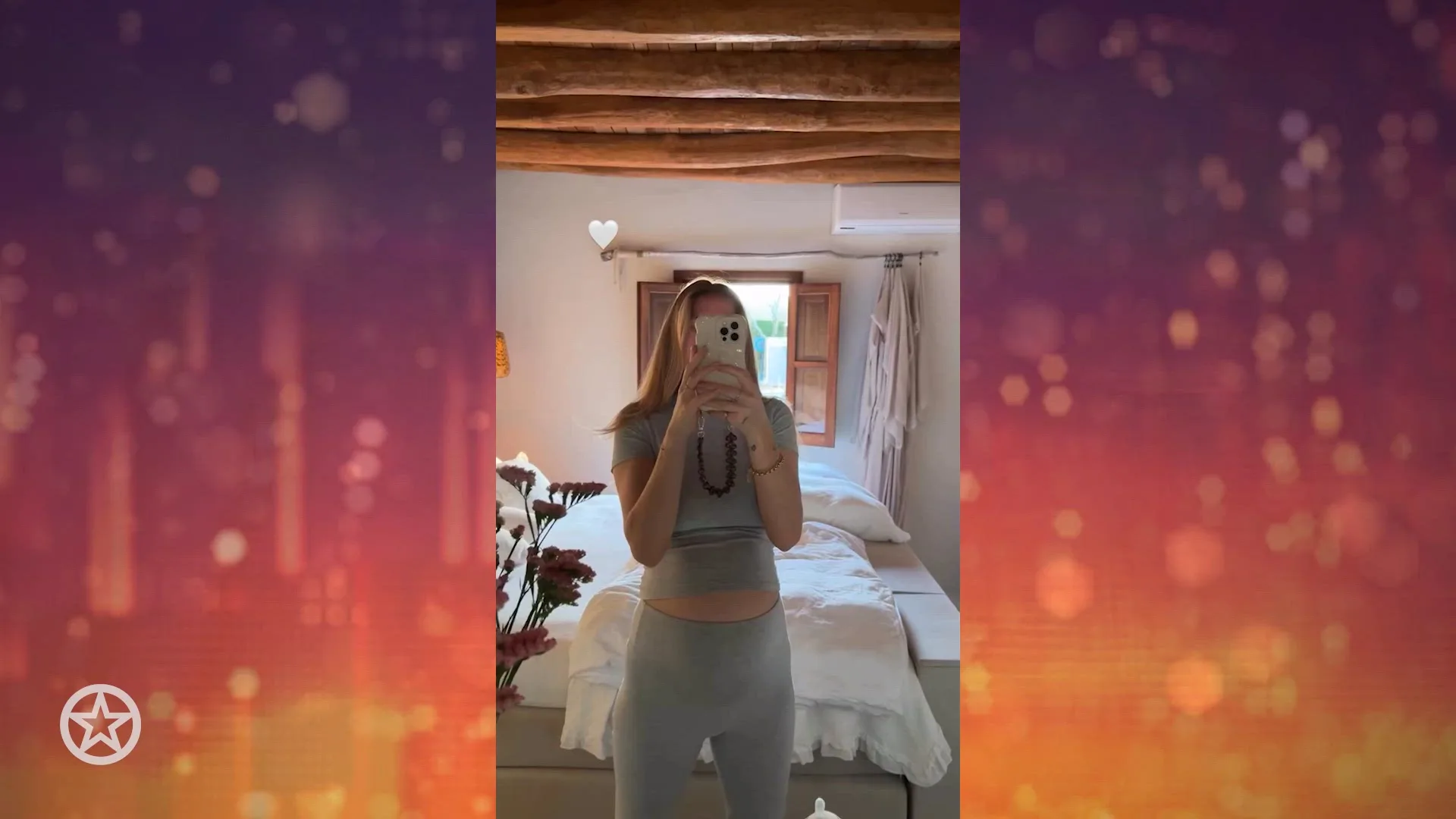 Jessie Jazz Vuijk showt babybuik