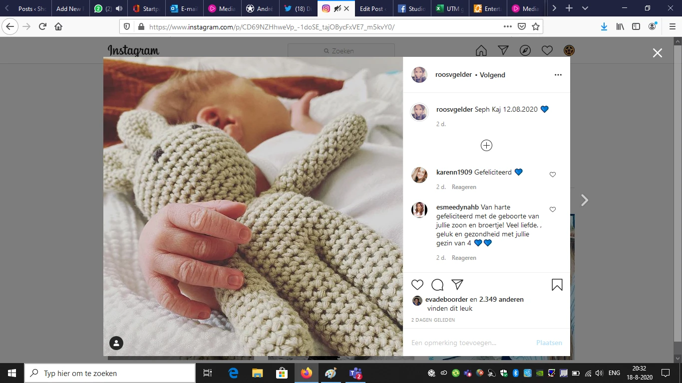 ZIEN: Weer een Oh Oh Cherso-baby geboren