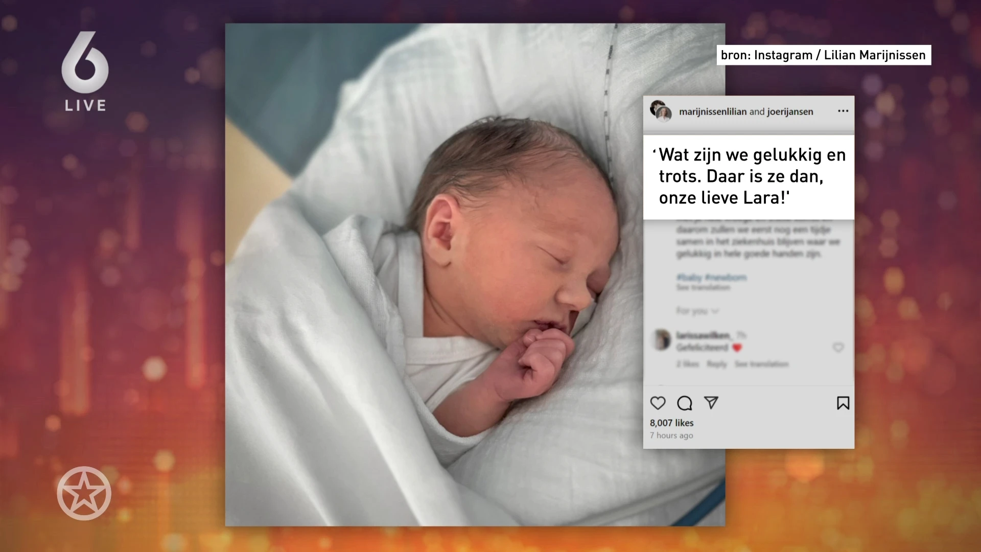 Lilian Marijnissen bevallen van eerste kindje