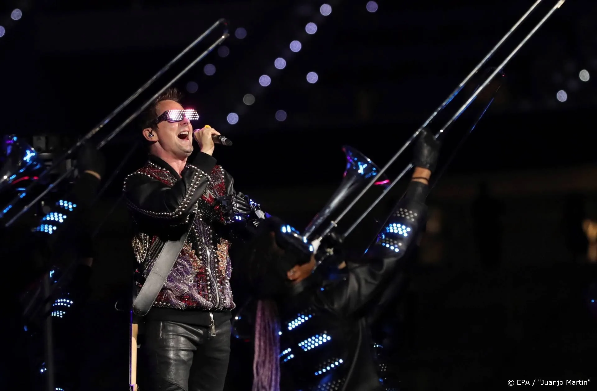 Muse-frontman Matthew Bellamy vader geworden