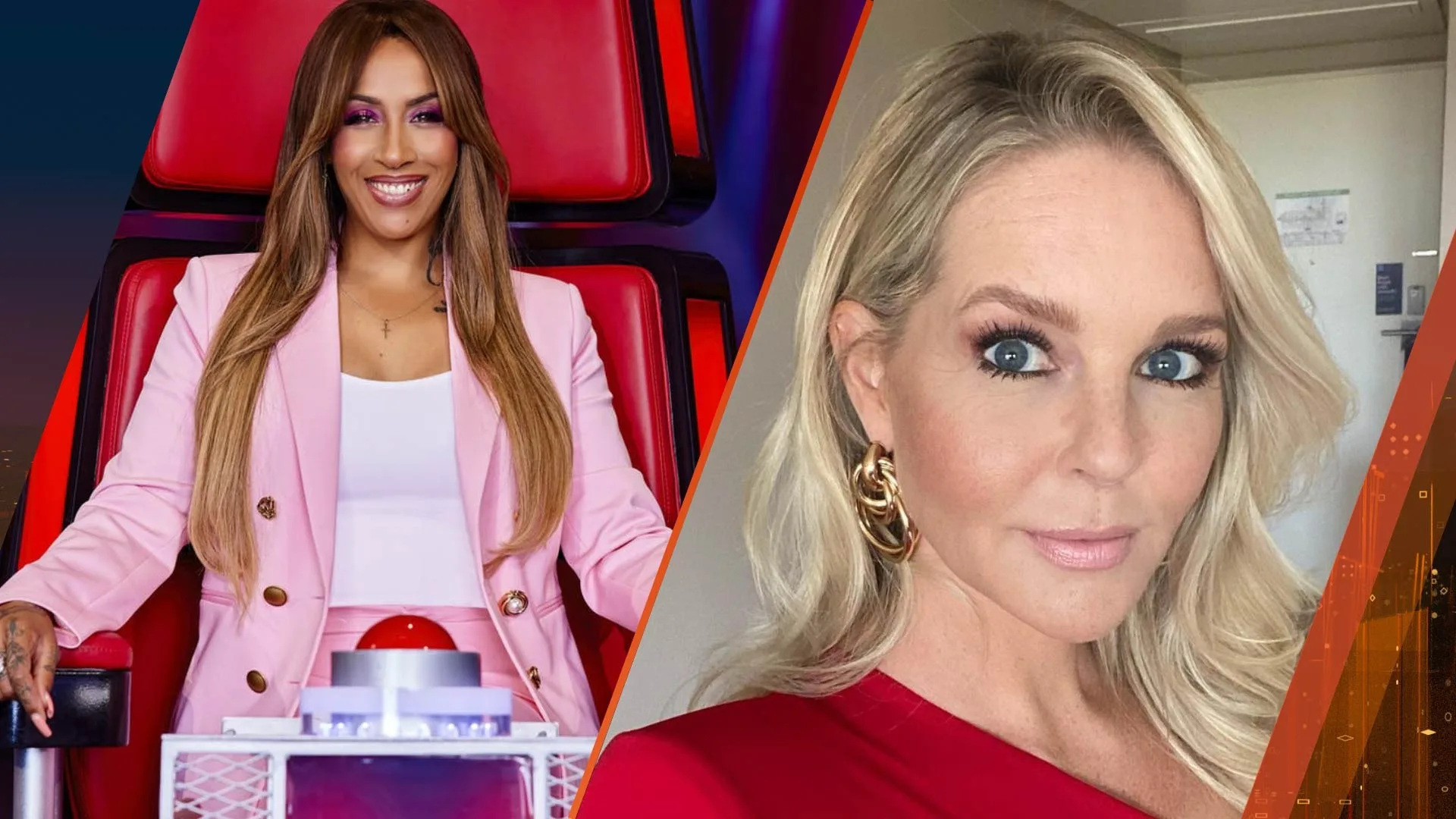 ZIEN: Chantal Janzen plaagt Voice-collega Glennis Grace