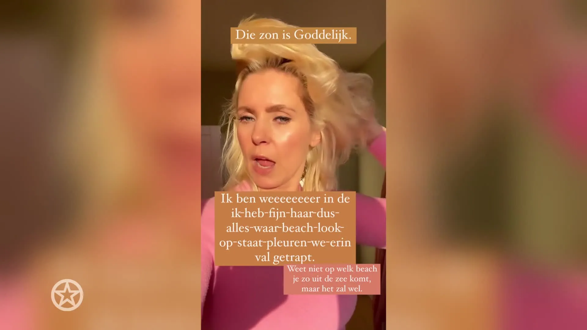 Geschrokken Bettina Holwerda baalt van nieuwe look