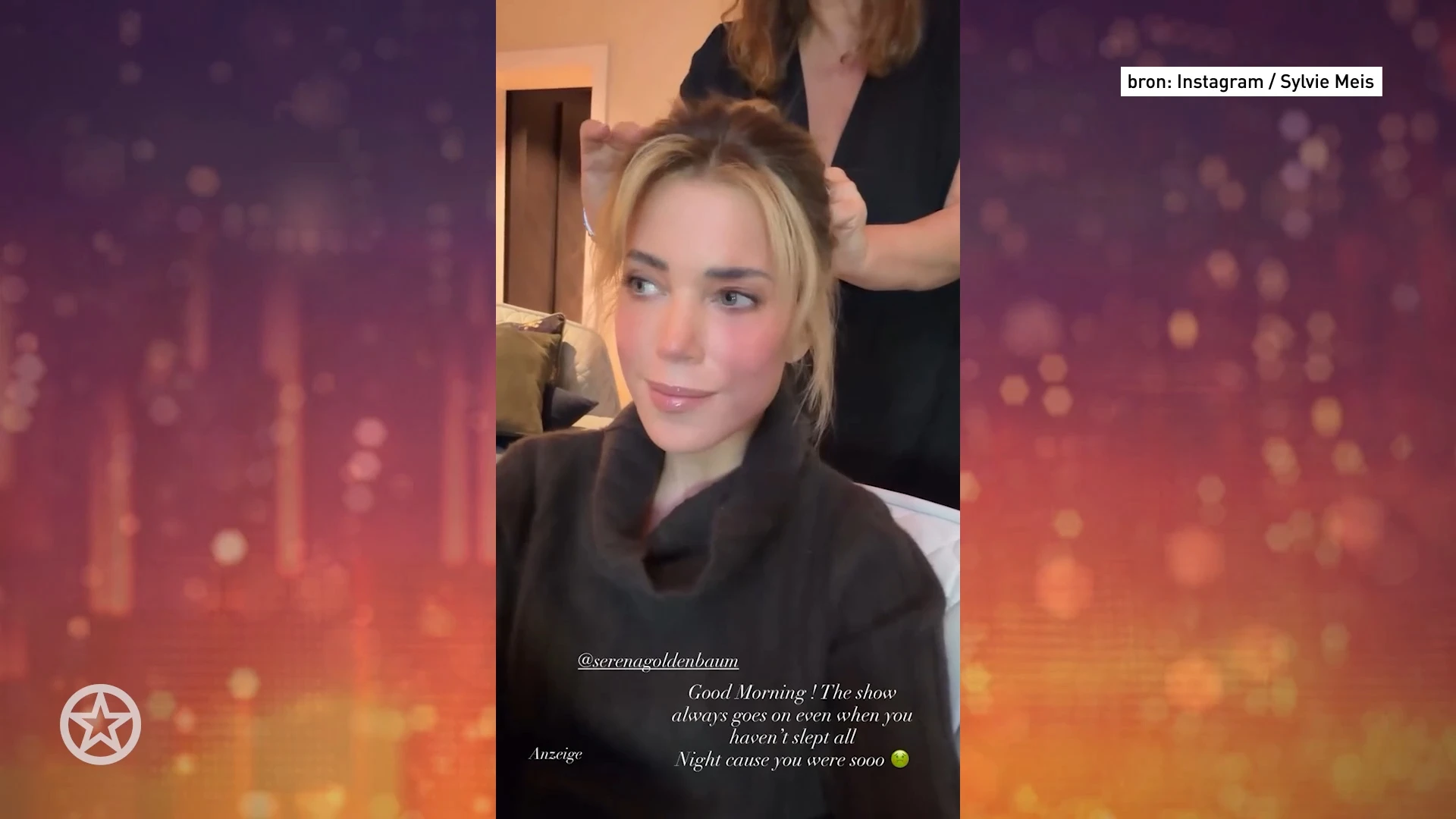 Sylvie Meis heeft een zware nacht achter de rug