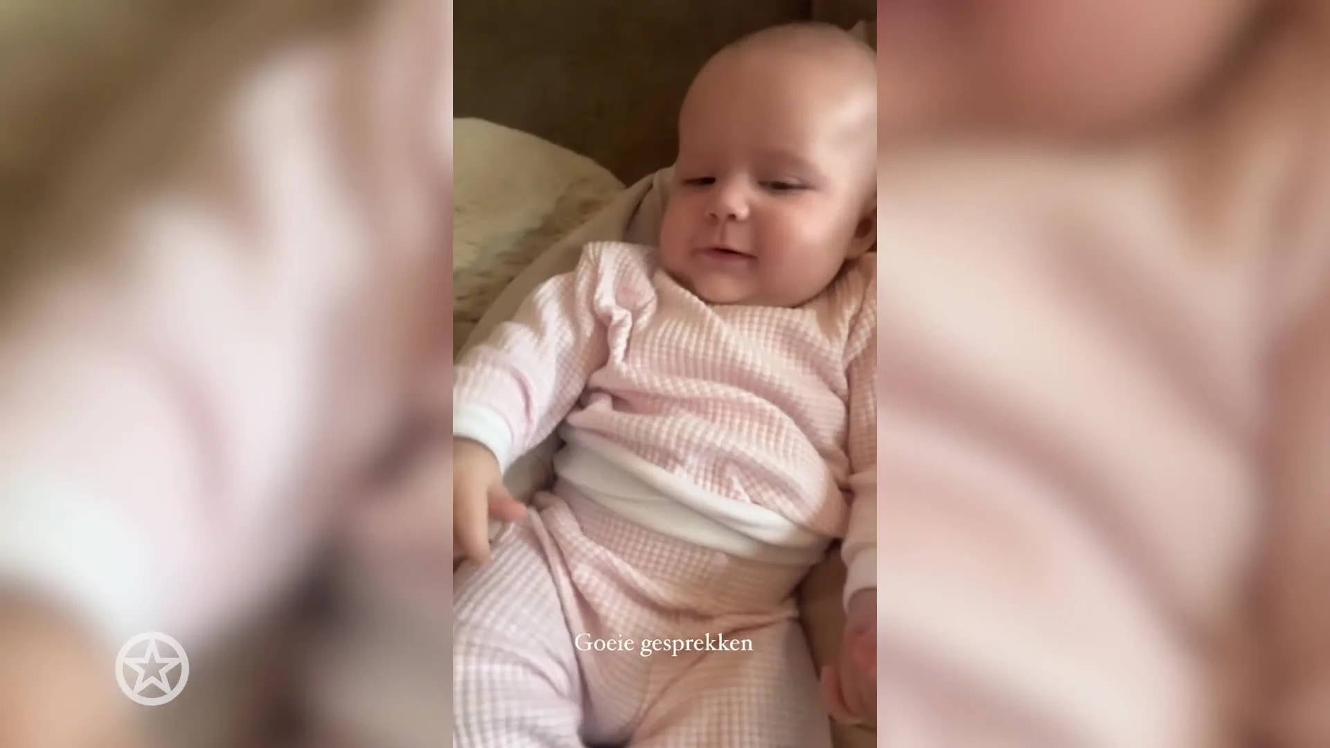 Dochtertje Monique Smit kletst er nu al op los