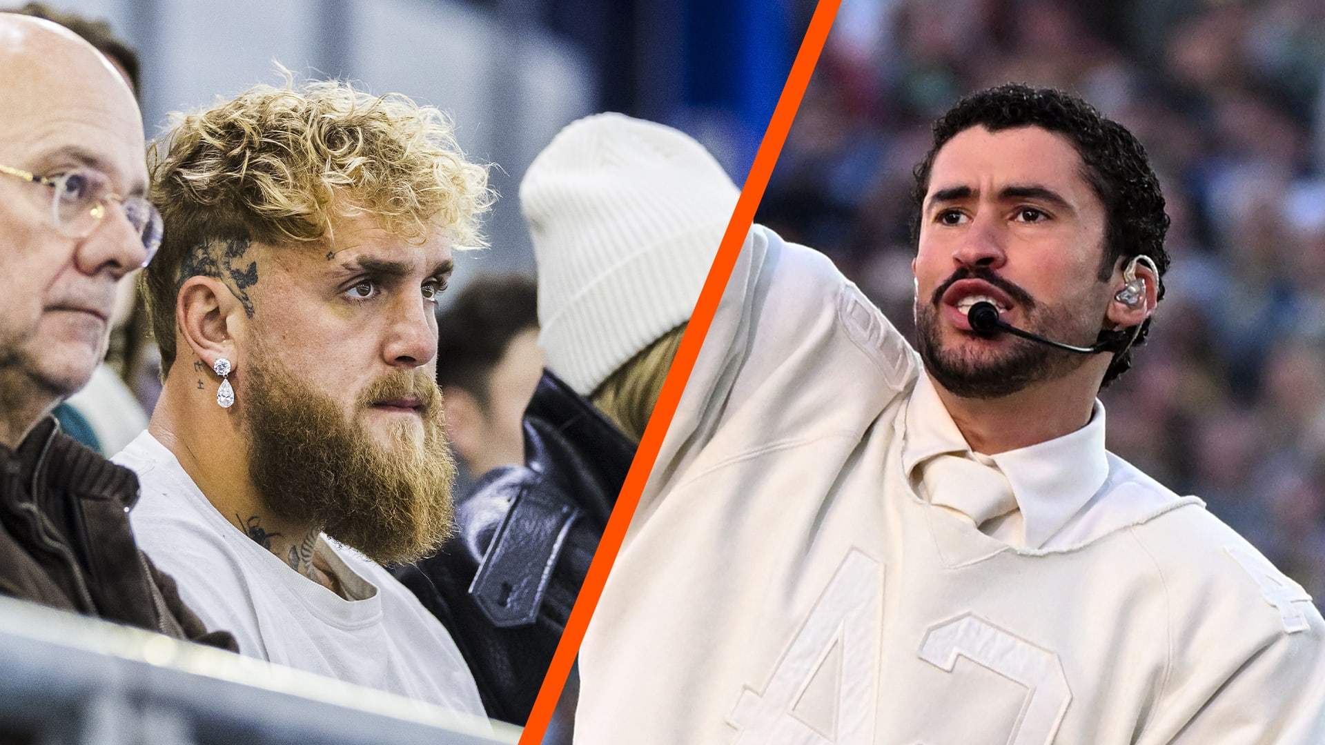 Jake Paul scheldt Super Bowl-ster Bad Bunny uit: 'Nep-Amerikaan'