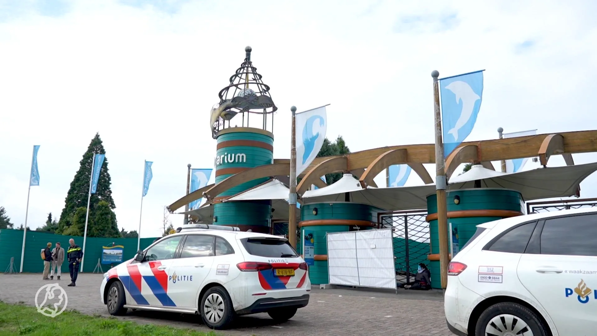 Dierenactivisten blokkeren ingangen van het Dolfinarium (Hart van Nederland - Late Editie)