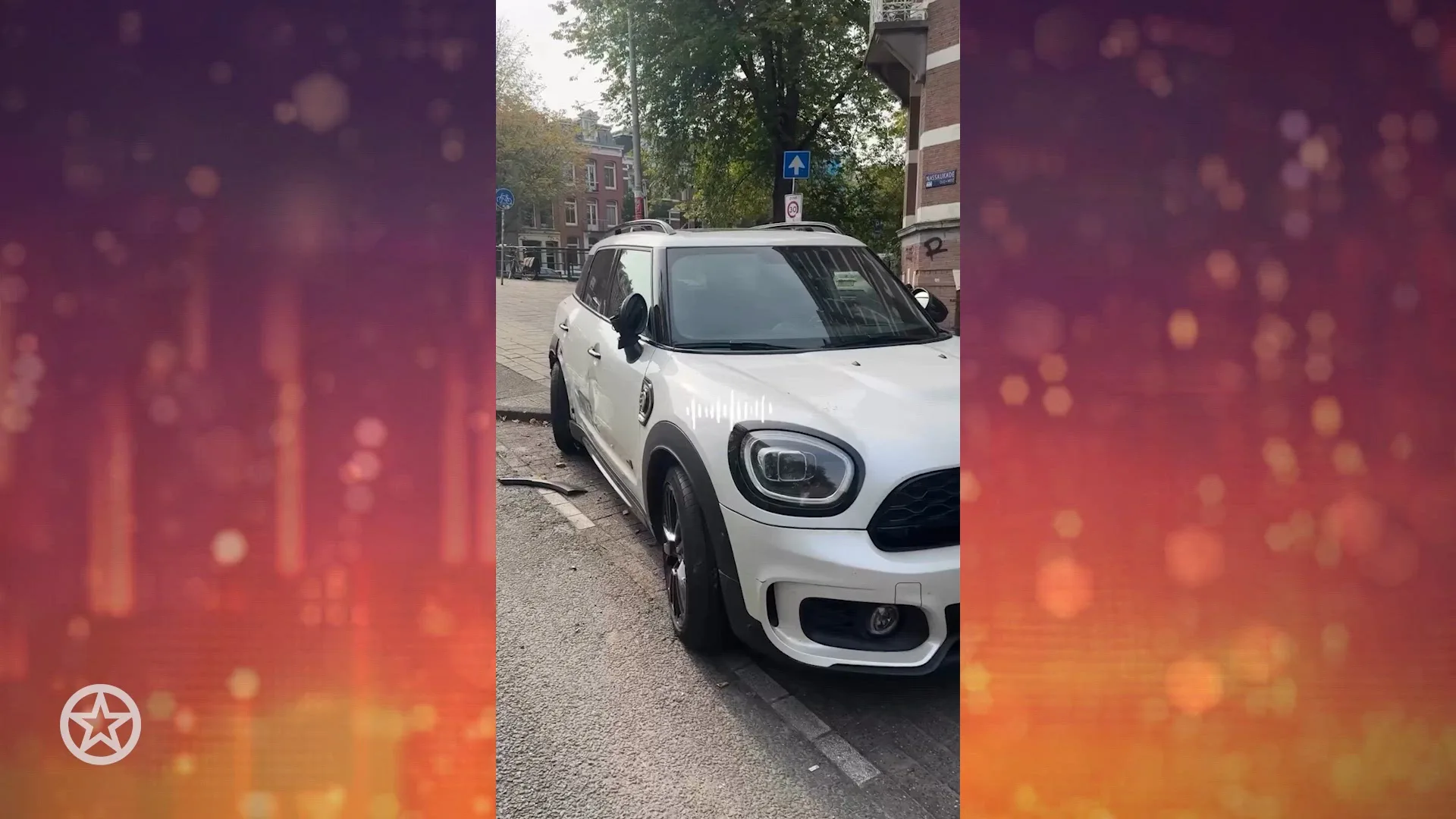 Auto van Bridget Maasland aangereden