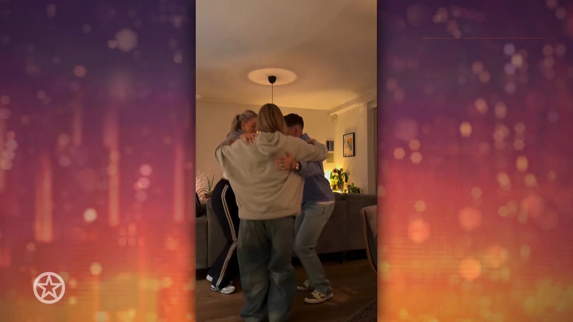 Roxeanne, André en zijn liefje Noa hebben grootste lol