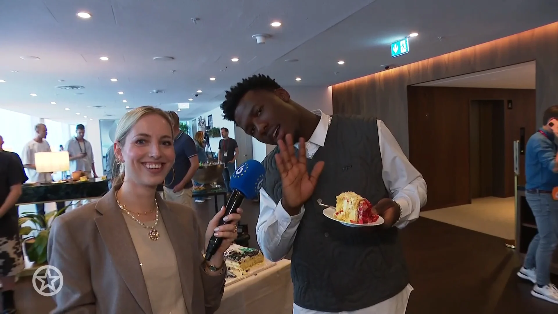 Claude viert feest na halen finaleplek ESF