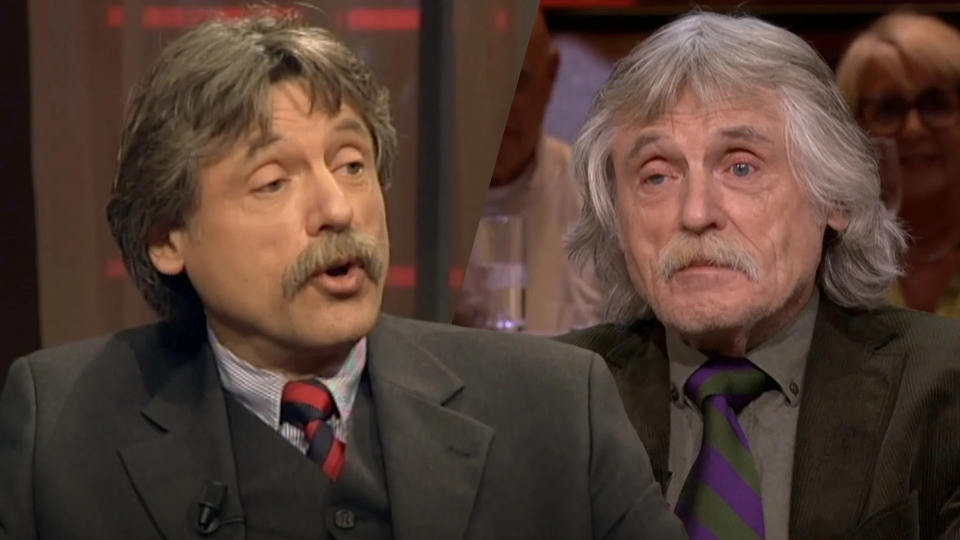 Johan Derksen blikt terug op archiefbeelden verhitte discussie: 'Meesterlijk!' 