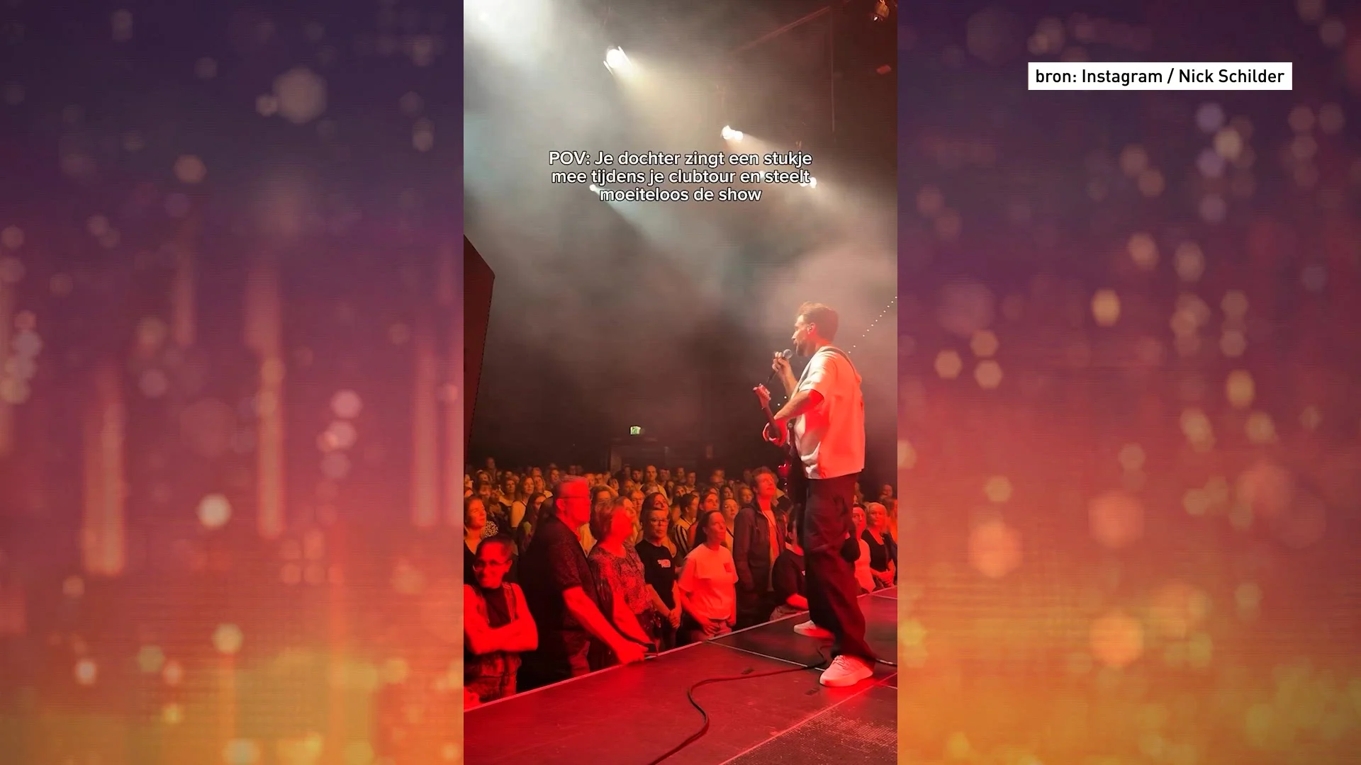 Dochter van Nick Schilder zingt mee in zijn show