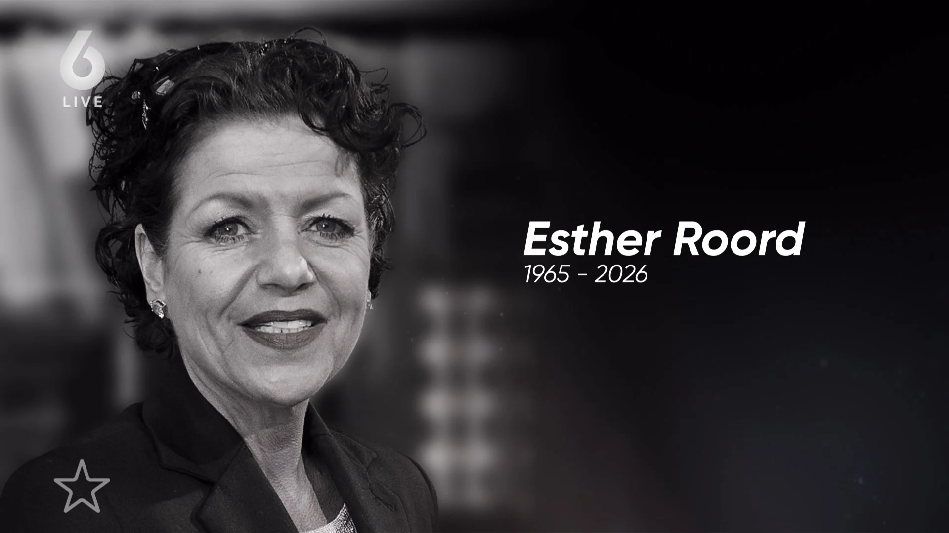 Esther Roord op 61-jarige leeftijd overleden