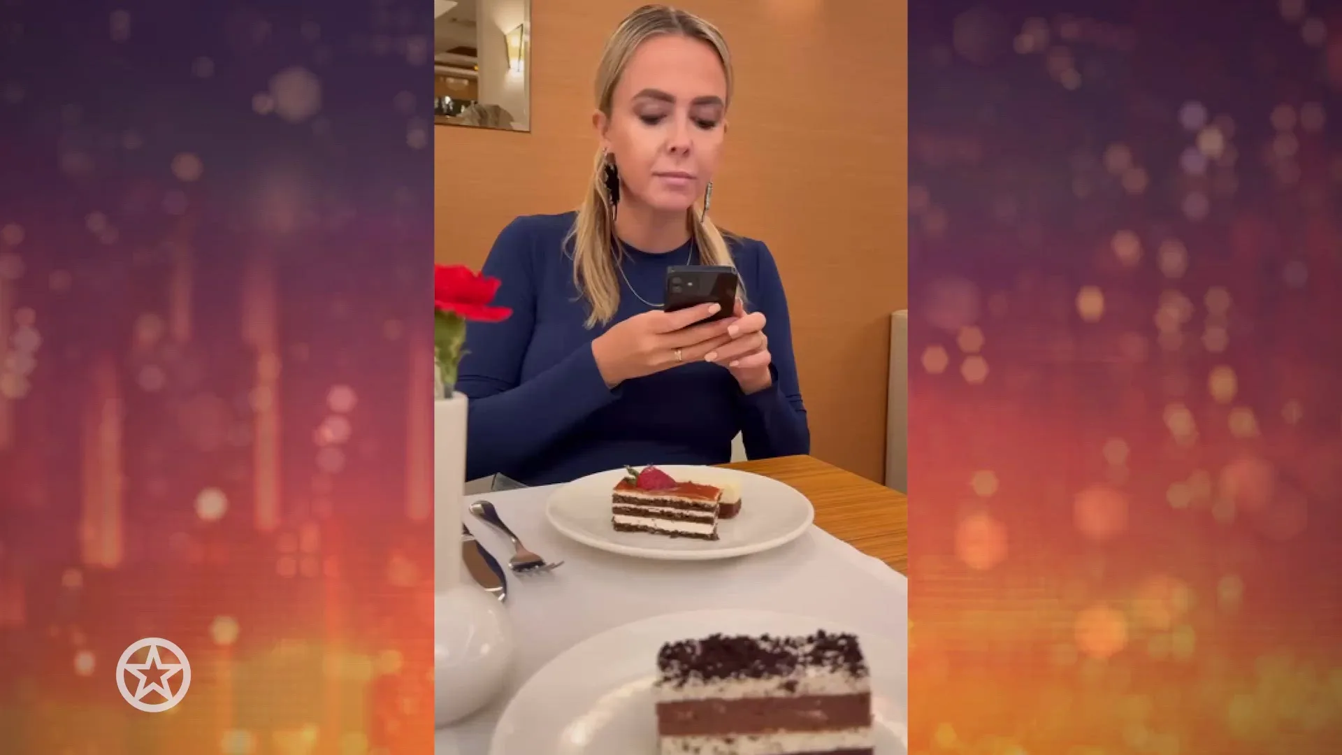 Monique Smit vernietigt dessert met blote handen