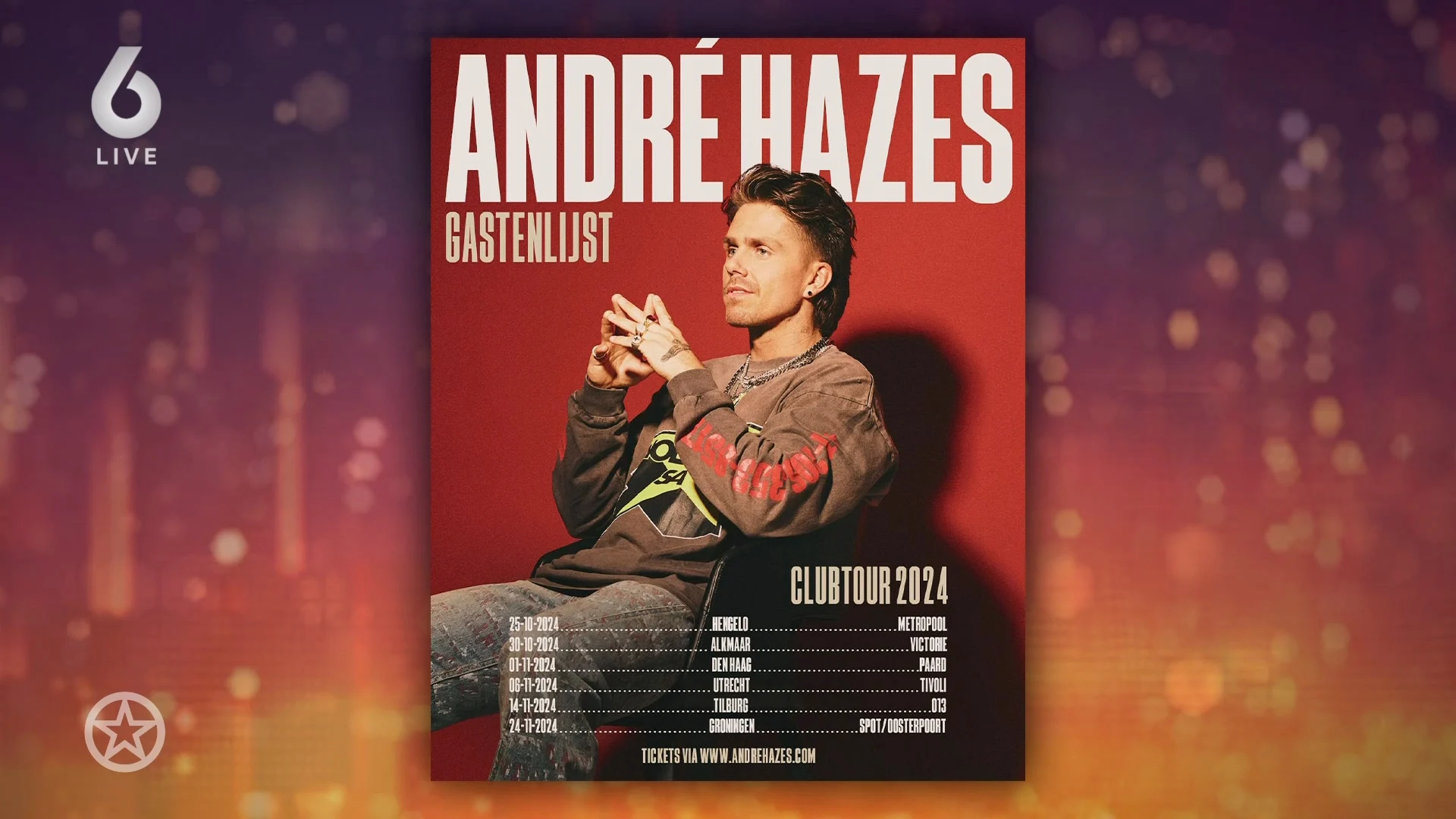 Clubtour André Hazes is tot een einde gekomen