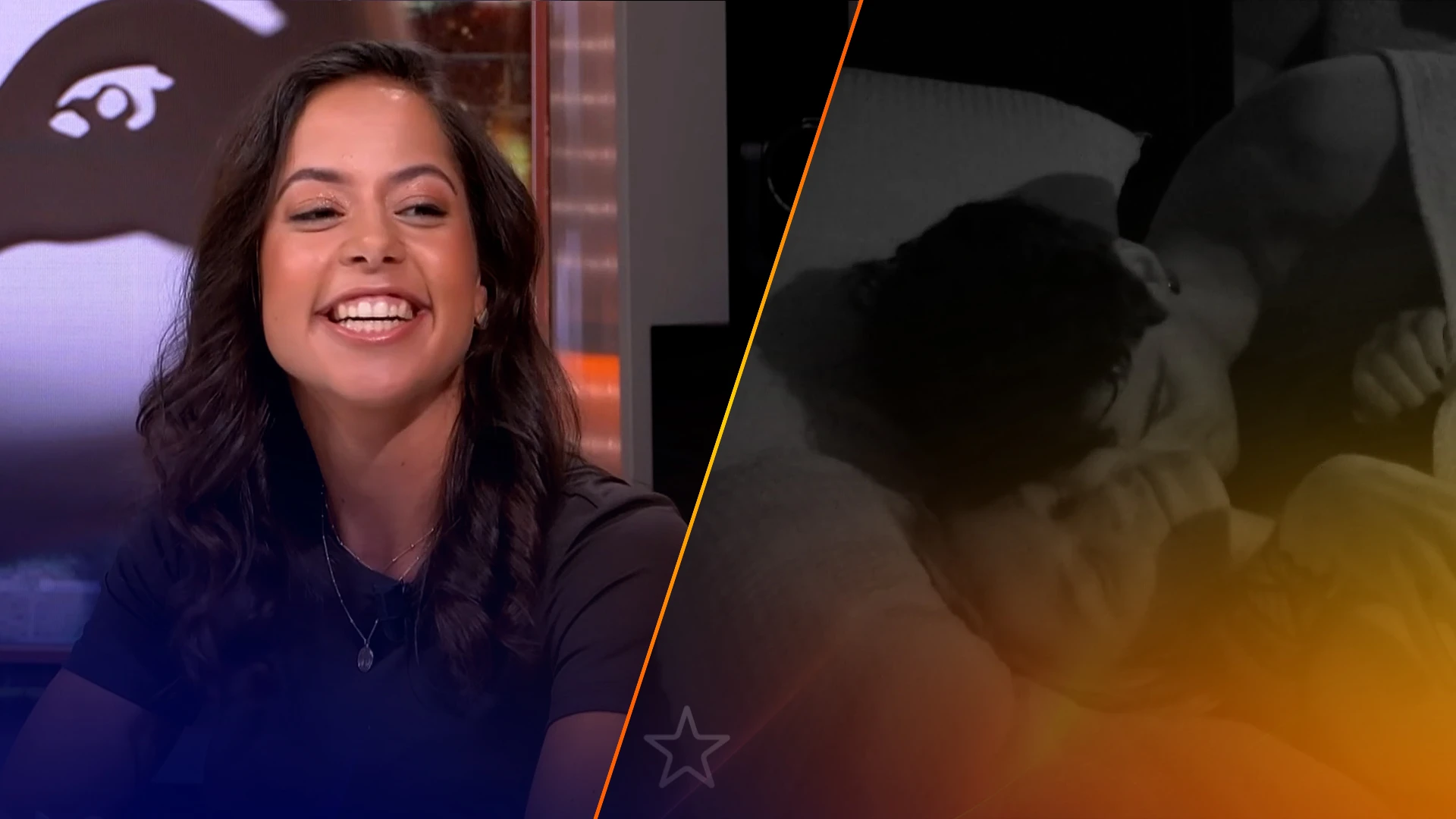 Nyssa reageert geschrokken op intieme beelden Diederik en Anouk in De Bondgenoten