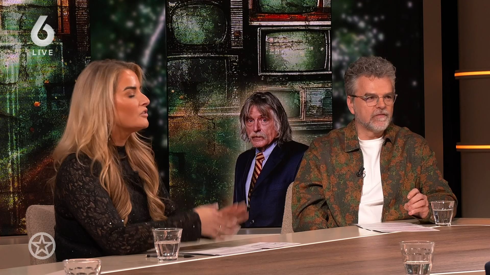 Wilfred Genee over rel tussen Johan Derksen en Antoinette Scheulderman