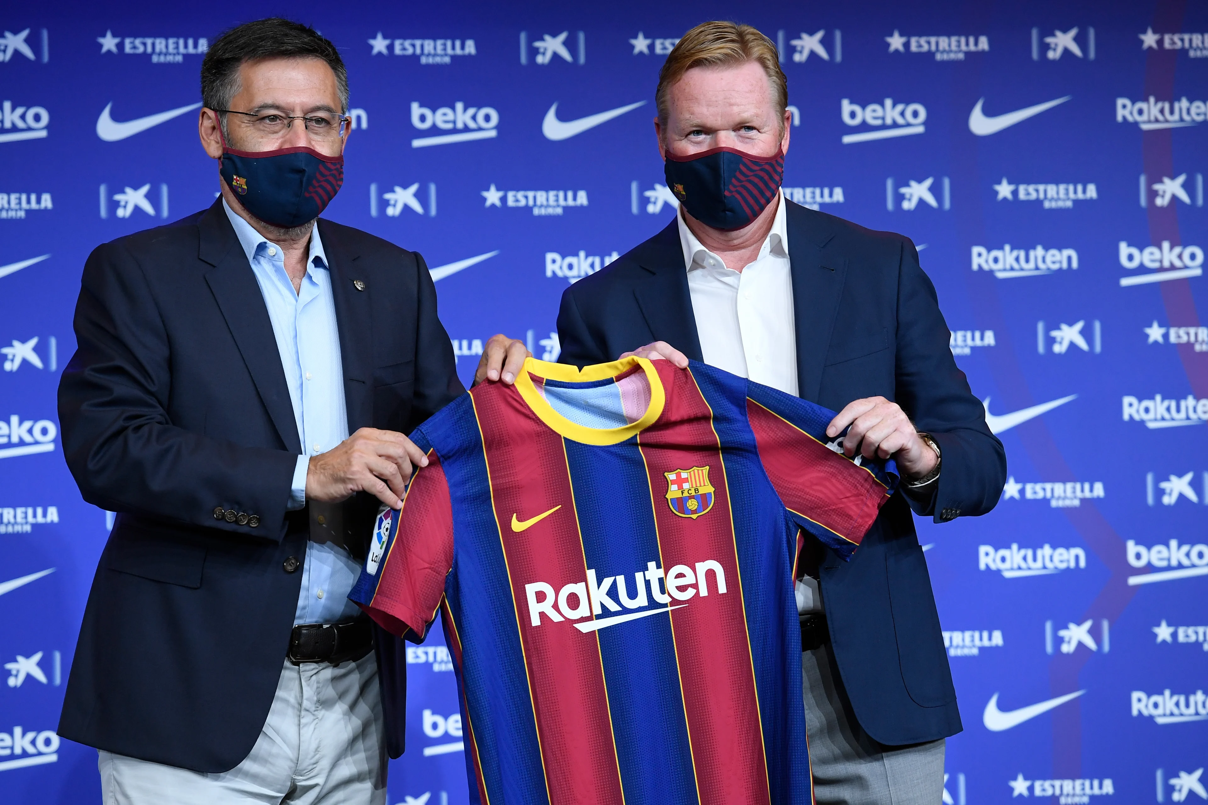 Ronald Koeman officieel gepresenteerd bij FC Barcelona