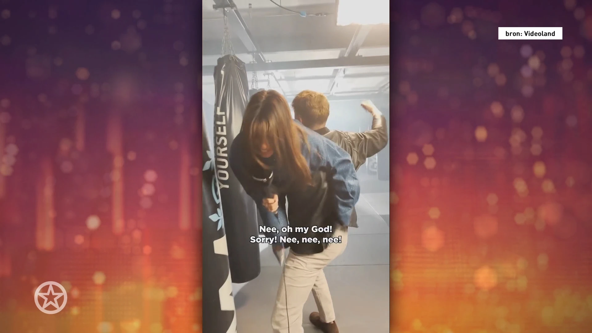 Kaj en Monica gaan met elkaar op de vuist!