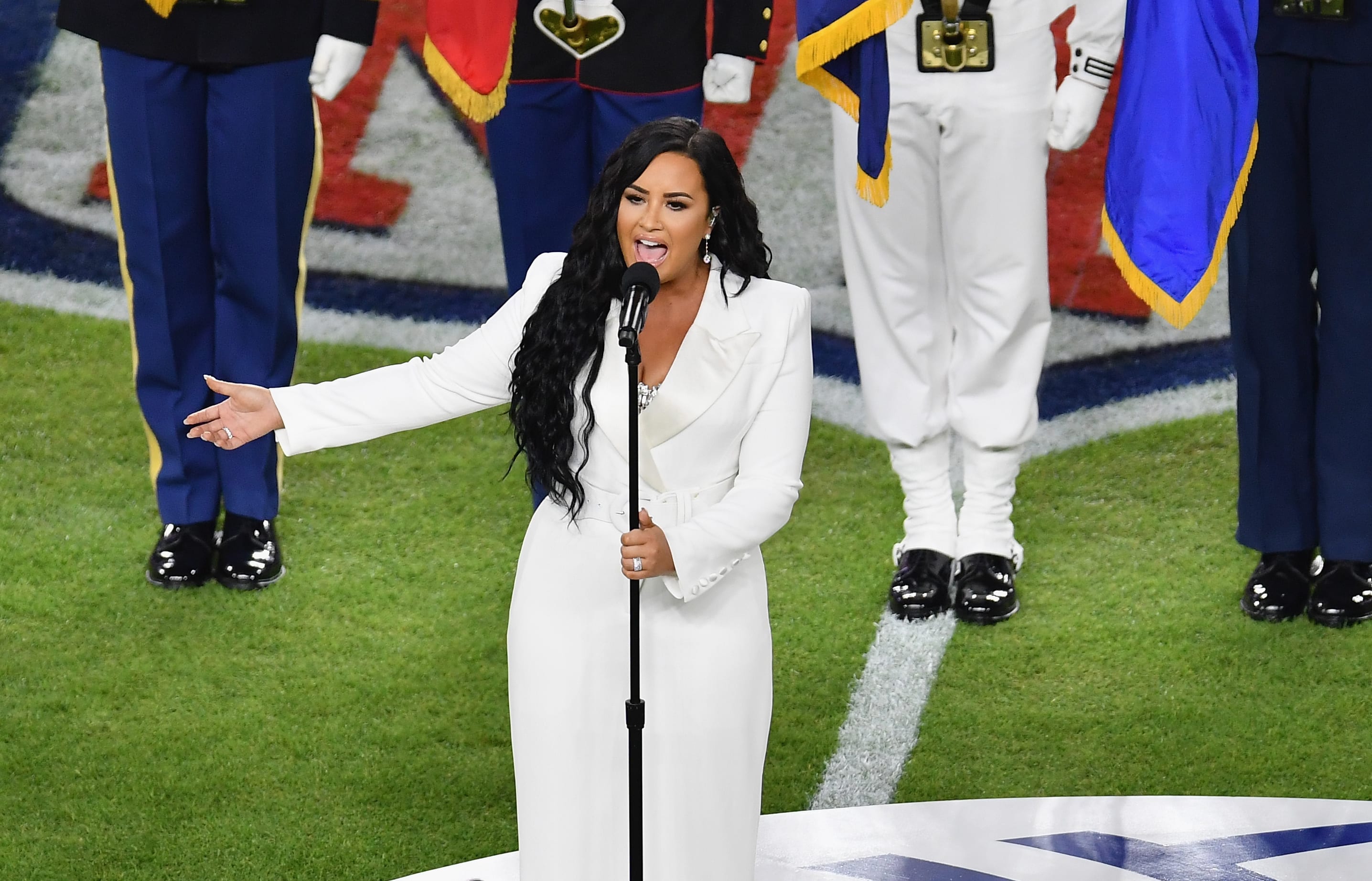 Demi Lovato voorspelde Super Bowl 10 jaar geleden