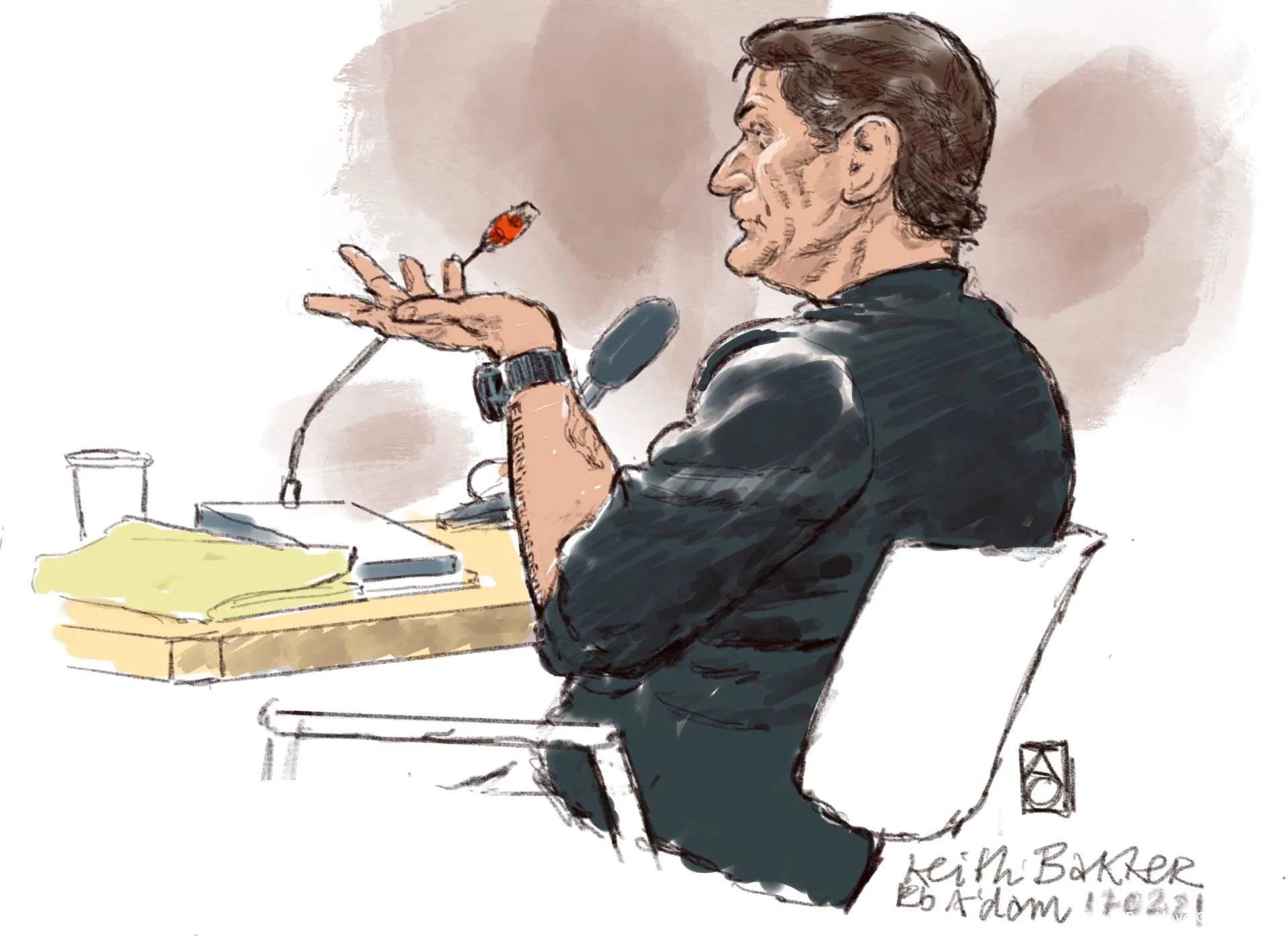 Keith Bakker hoeft van hof niet opnieuw naar Pieter Baan Centrum