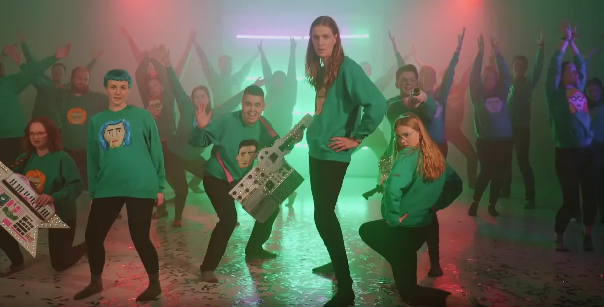 Heel Europa doet dit Songfestival-dansje