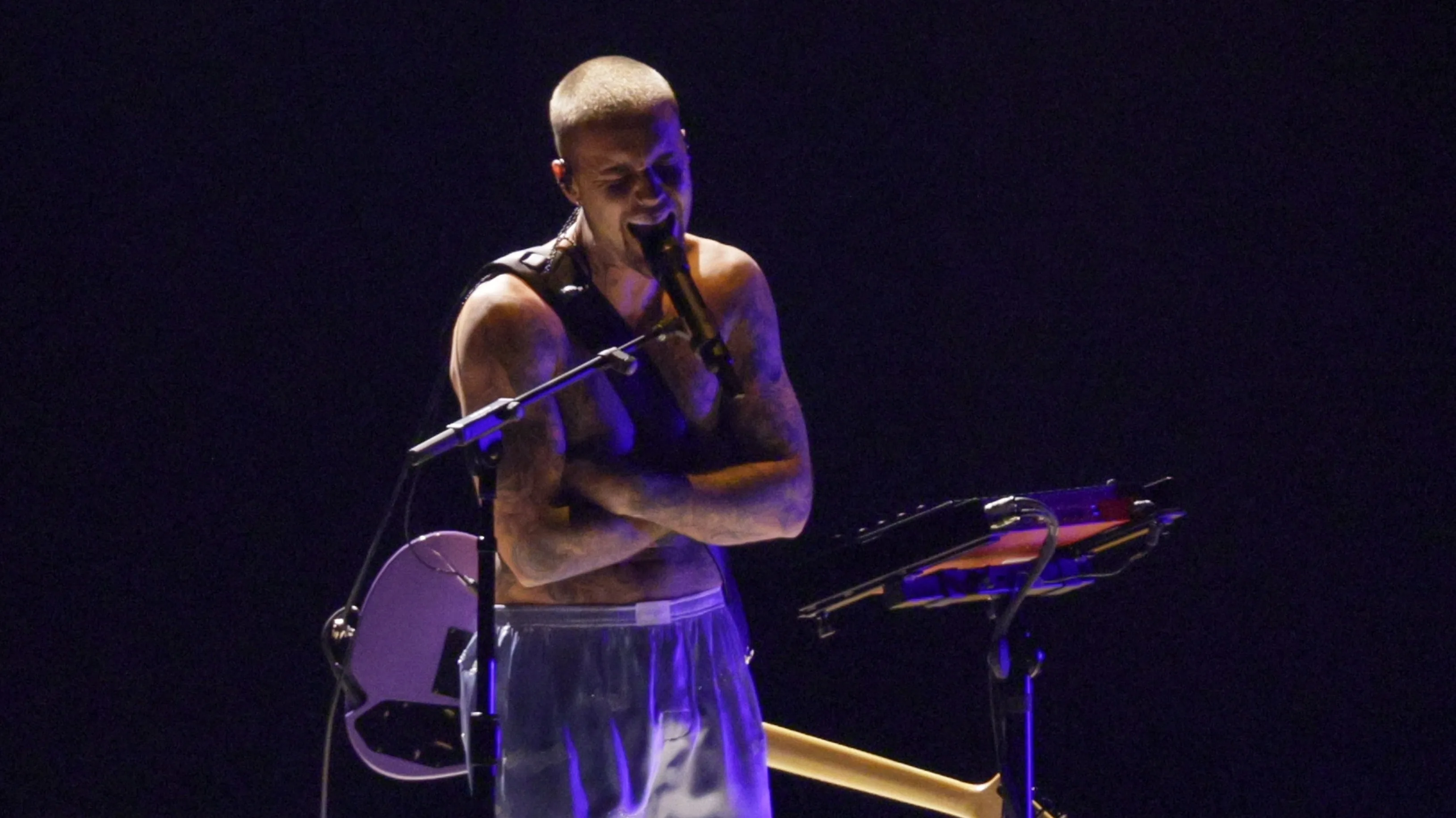 Justin Bieber zet zeldzame prestatie neer met Coachella-show