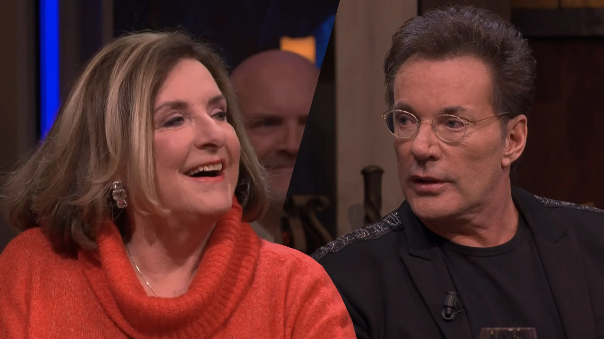 Gerard Joling hoort dat de Satisfyer ook voor mannen is: ‘Die moet dan in je….?’ (De Oranjewinter)