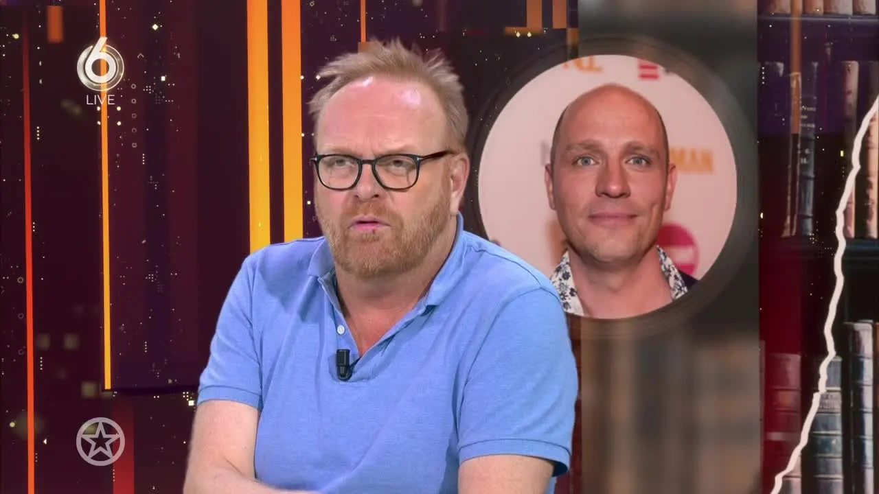 Shownieuwstafel over Jelle Brandt Corstius die zich moest melden in de rechtbank wegens smaad