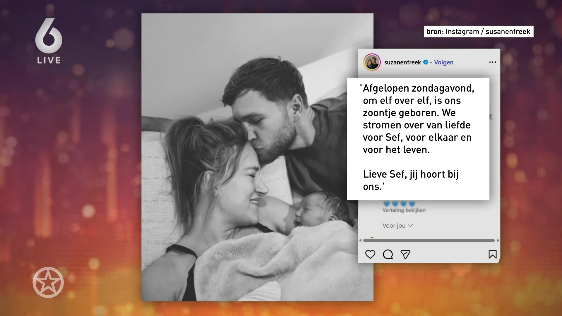 Suzan en Freek zijn ouders geworden
