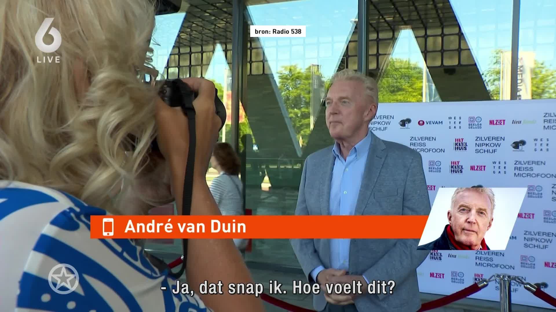Enorme opluchting voor André van Duin