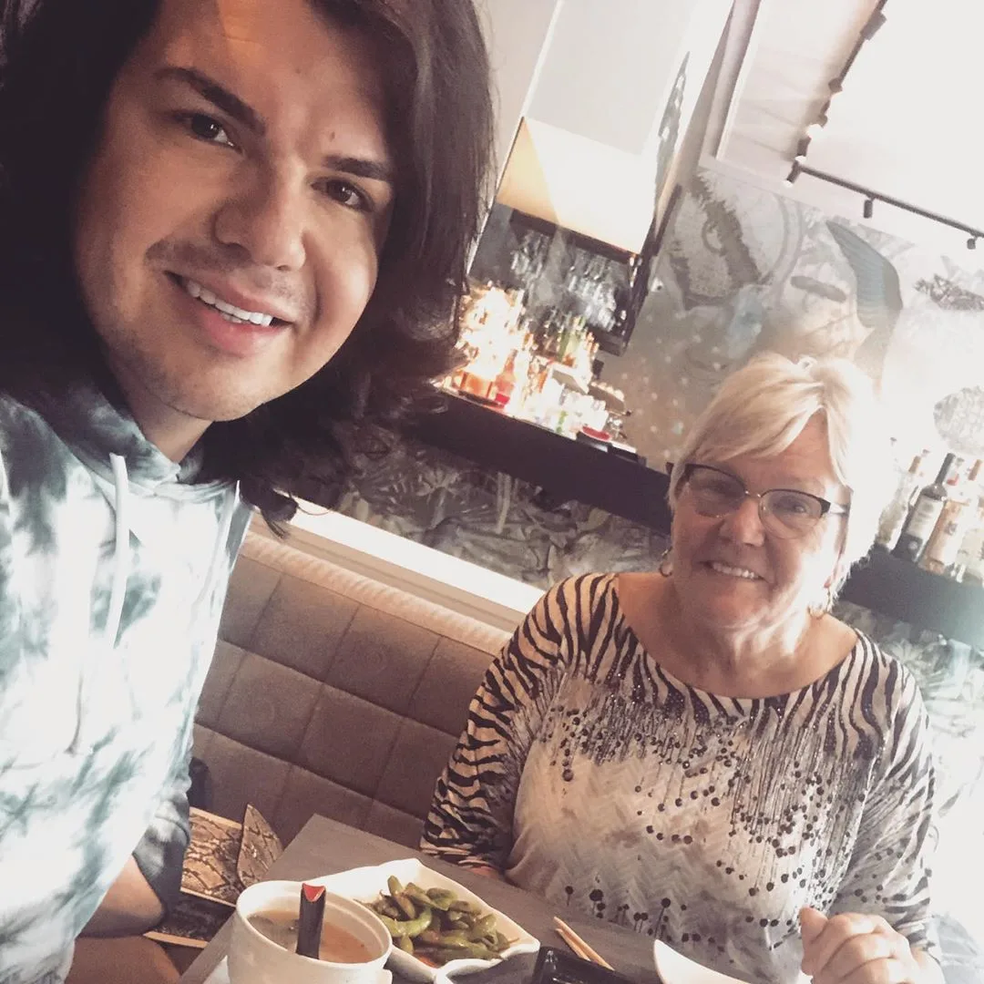 Roy Donders geniet van quality-time met moeder