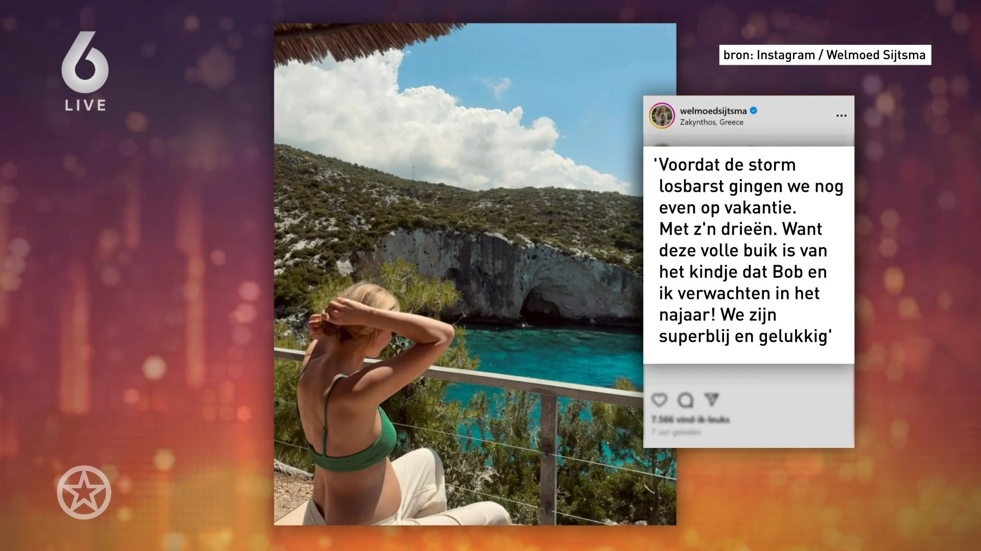 Welmoed Sijtsma zwanger van eerste kindje