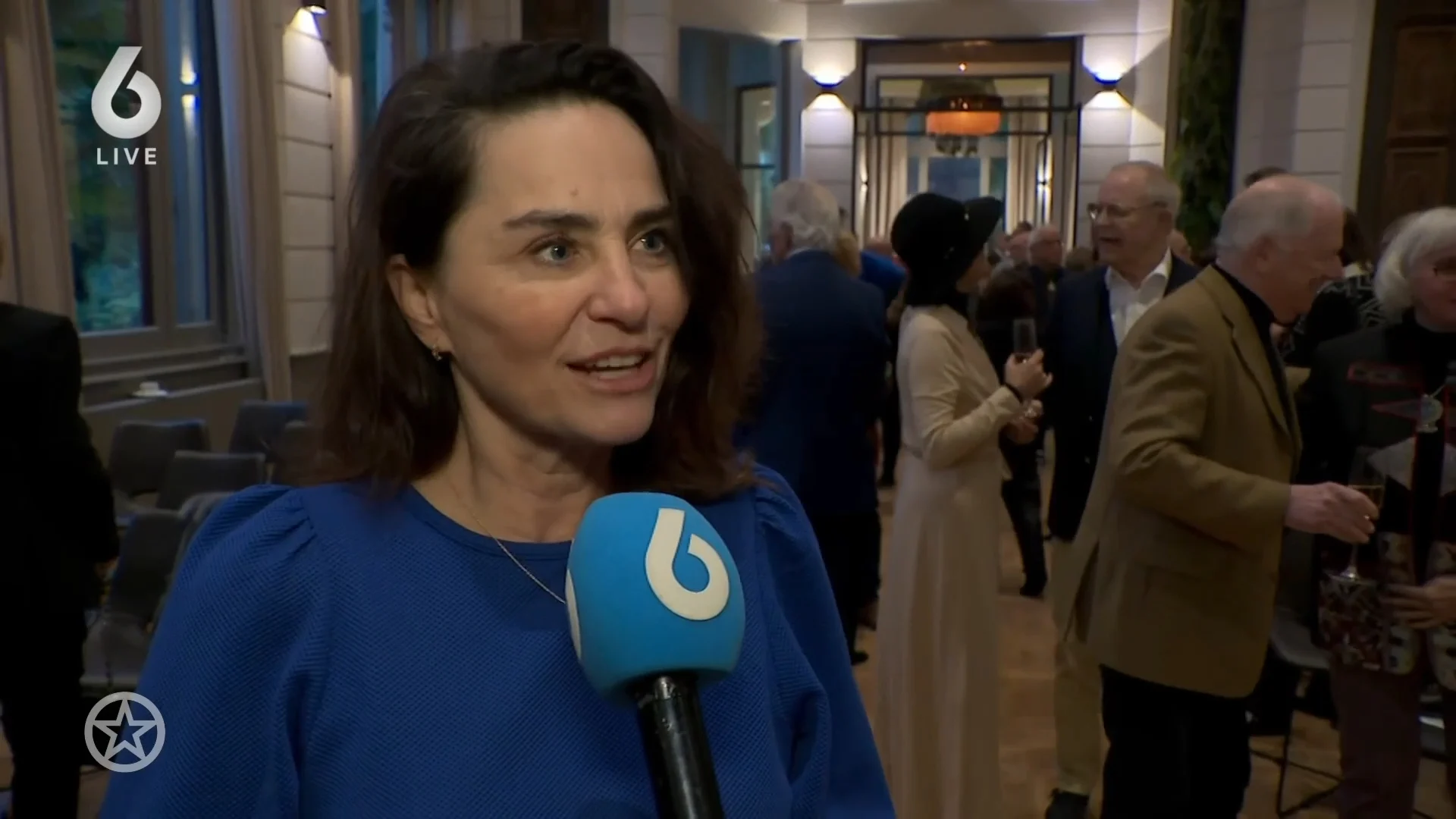 Jet de Nijs spreekt namens Rob de Nijs tijdens oeuvre box-lancering