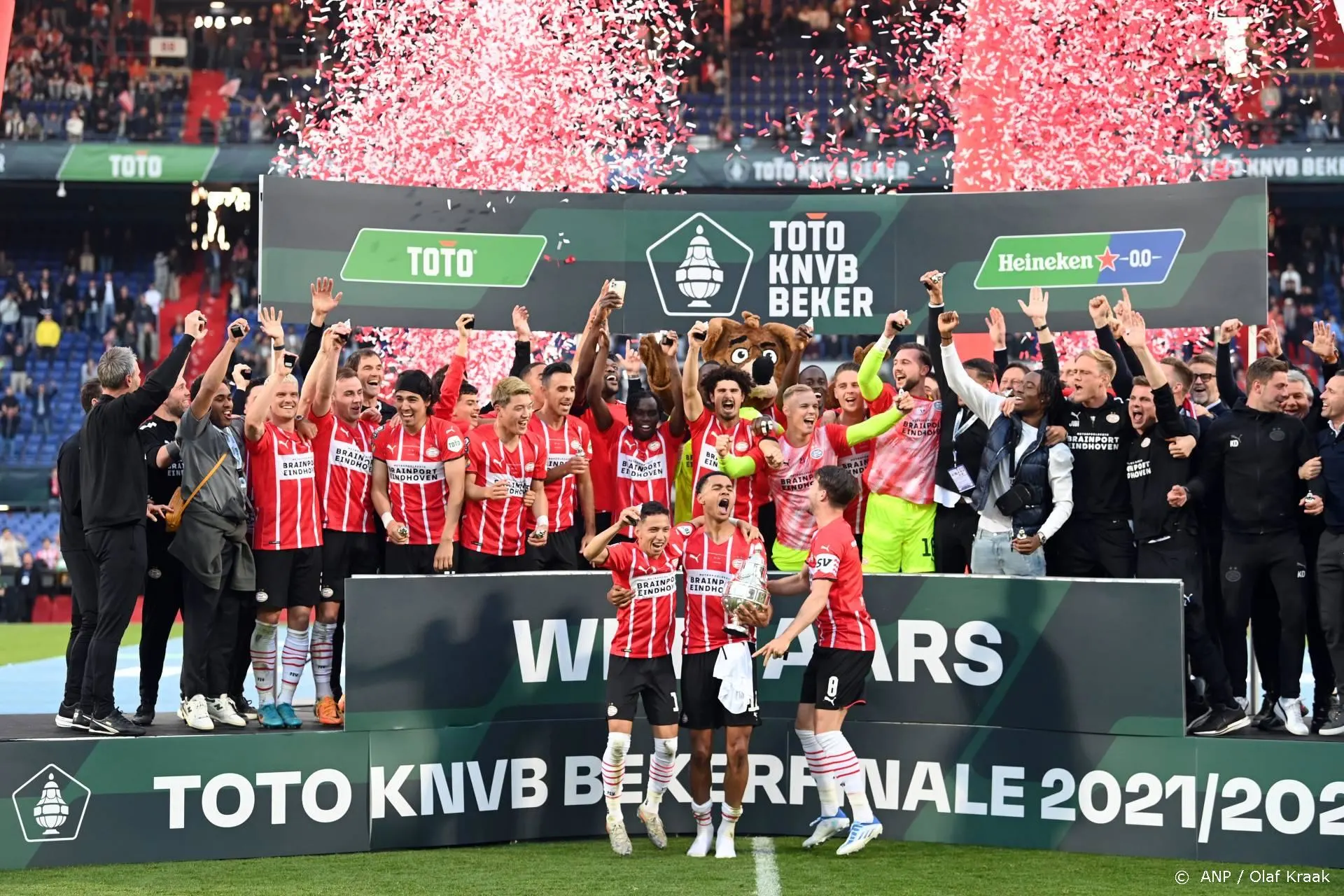 Zoveel mensen zien PSV beker winnen